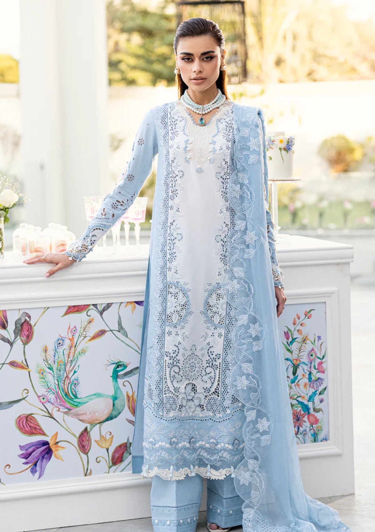 Lawn - Qalamkar - Chikankari - Eid Edit 25 - CS#01 - TASHA