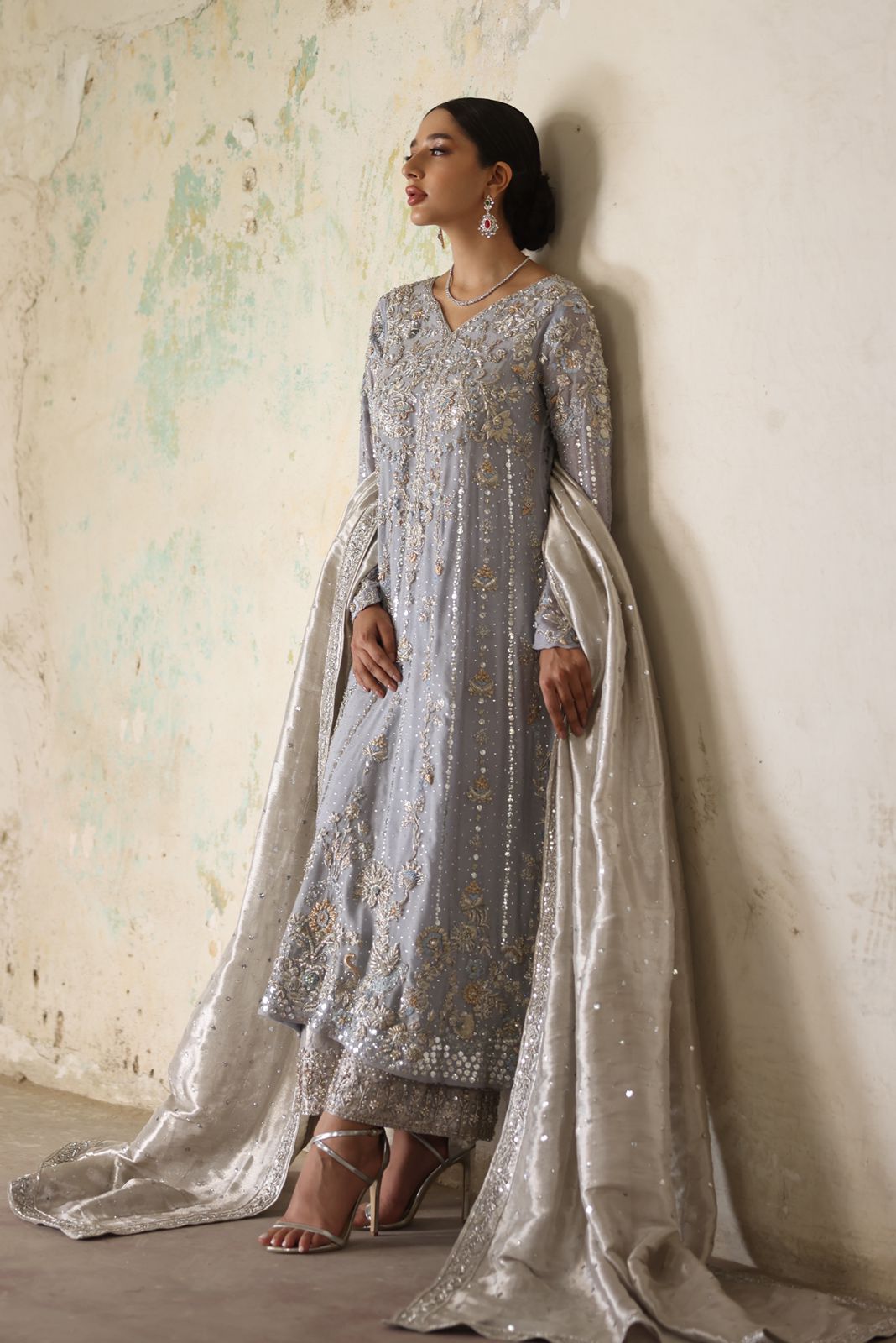 Mina Hasan | Formal Wedding Dresses | MHC-1052 - Official Mina Hasan stockist in UK - Sakeena London