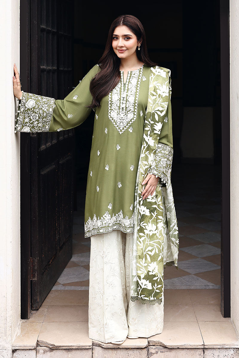 Cross Stitch | Khaddar Linen 25 | MOSS REVERIE - Official Cross Stitch stockist in UK - Sakeena London