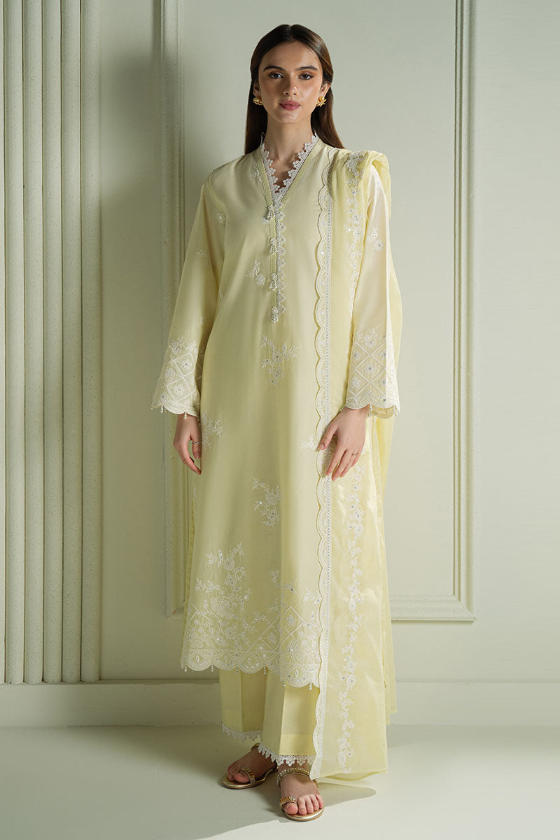 Mahnur | Twilight Luxury Lawn 25 | MISTY HAZE - Official Cross Stitch stockist in UK - Sakeena London