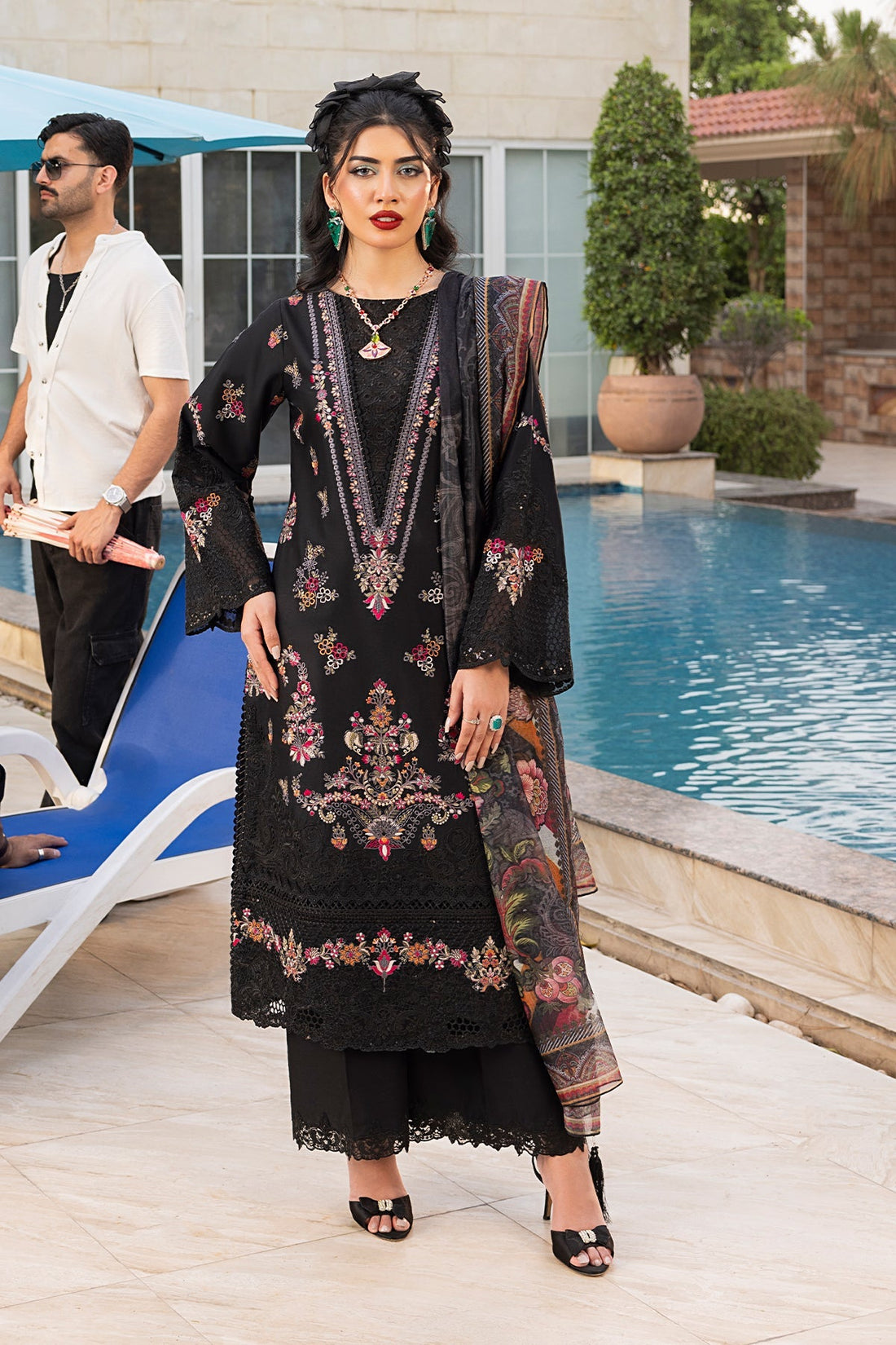 Imrozia Premium | Rang e Bahar | IP-132 HAZEL - Official Imrozia Premium stockist in UK - Sakeena London