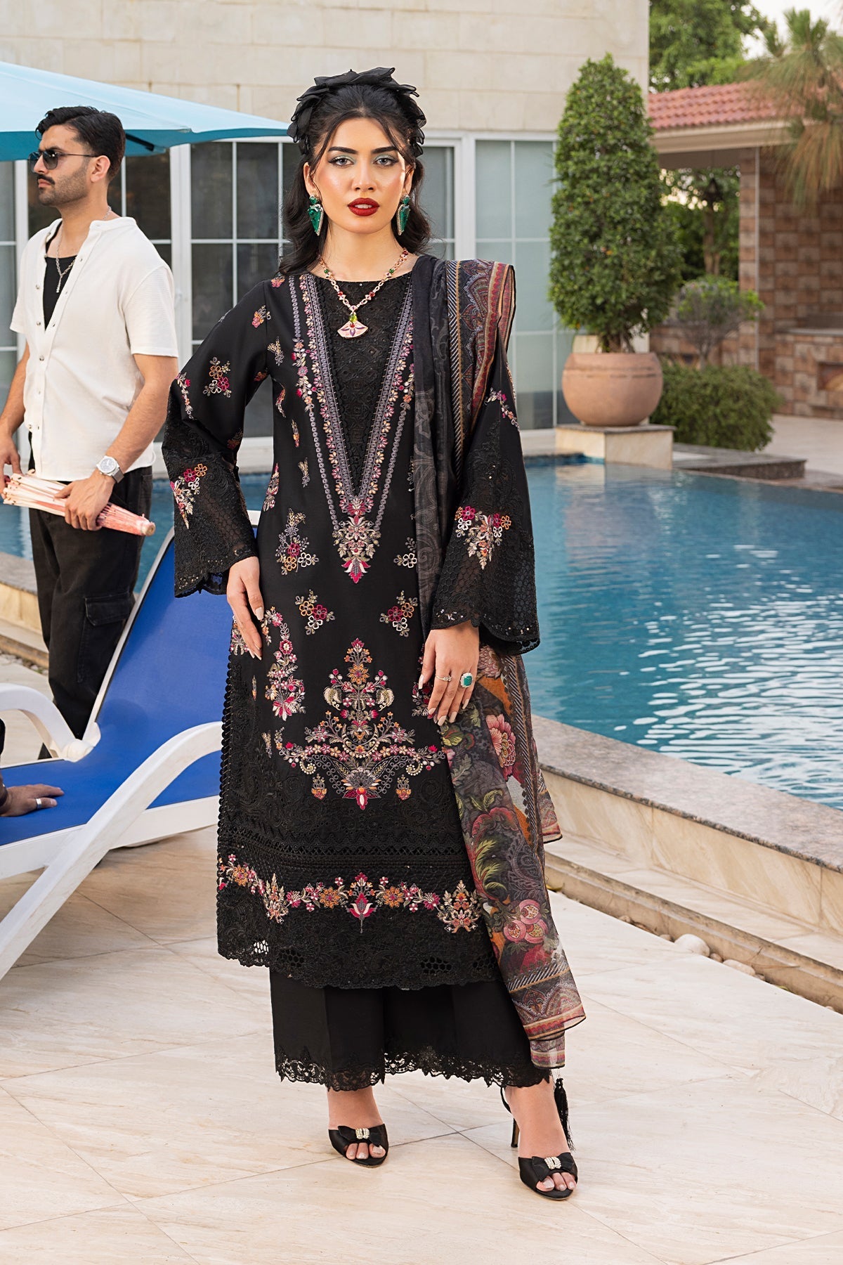 Imrozia Premium | Rang e Bahar | IP-132 HAZEL - Official Imrozia Premium stockist in UK - Sakeena London