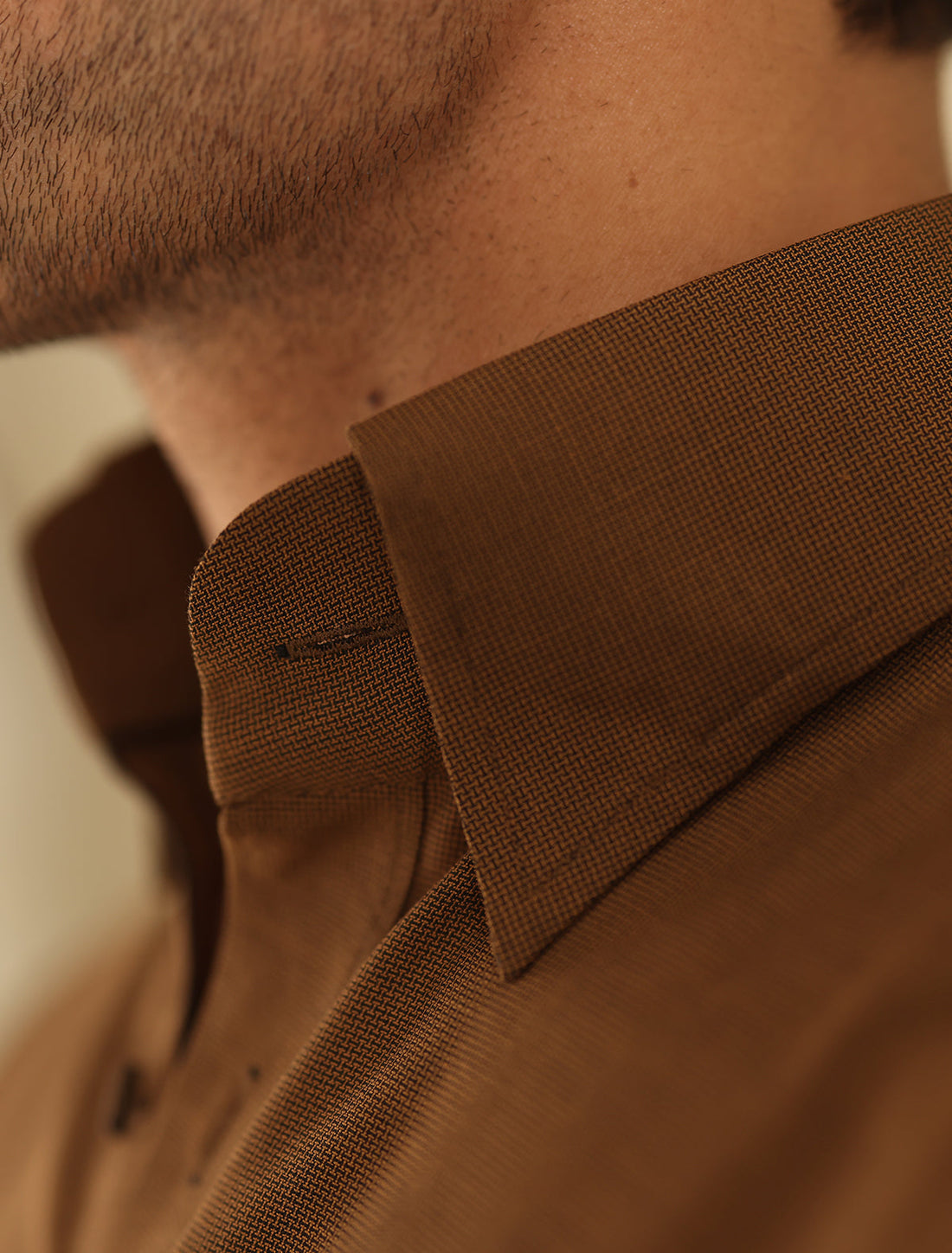 Pakistani Menswear | Ismail Farid - TAN KURTA PAJAMA - Official Sakeena London Ltd. stockist in UK - Sakeena London