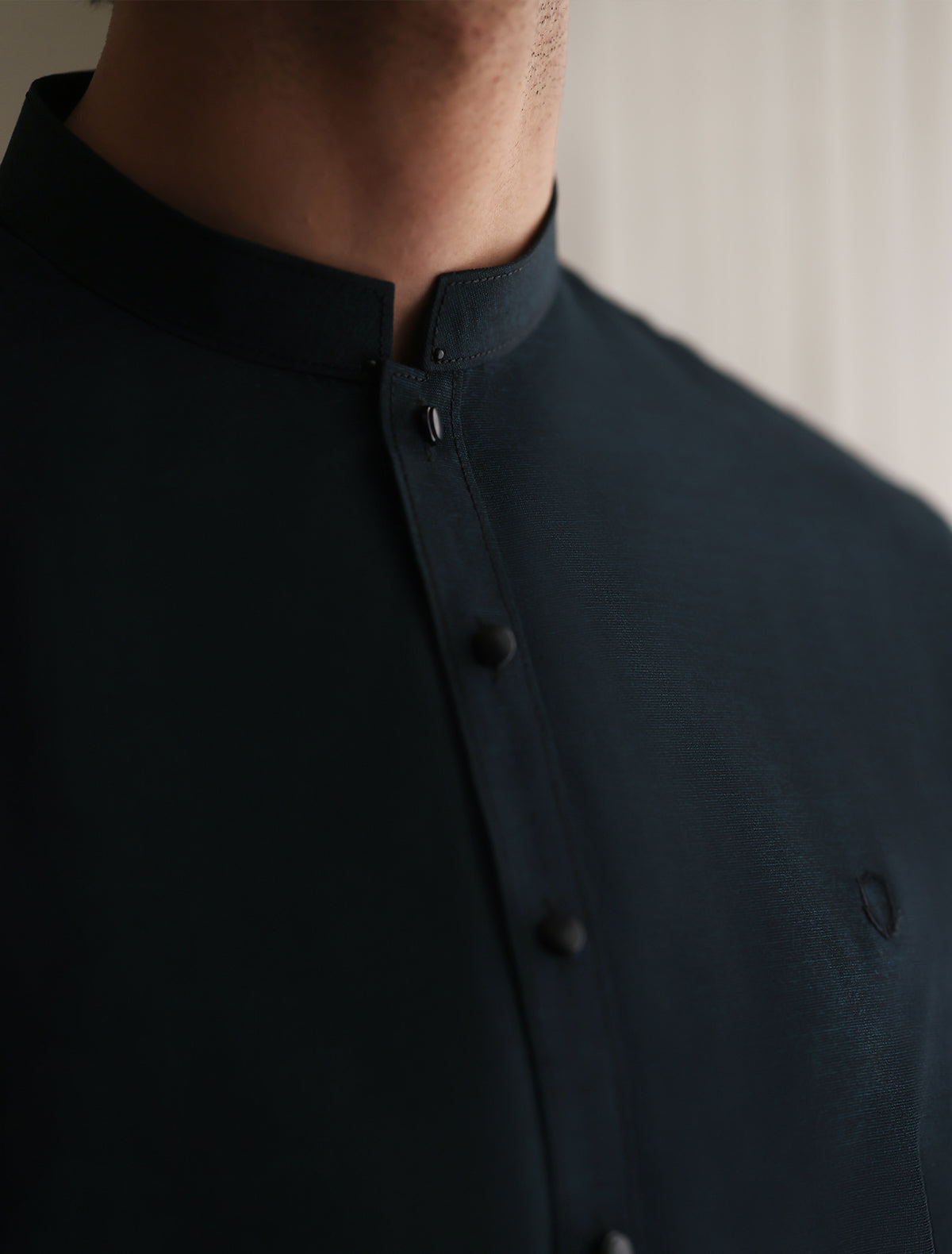 Pakistani Menswear | Ismail Farid - TEAL TEXTURED KAMEEZ SHALWAR - Official Sakeena London Ltd. stockist in UK - Sakeena London