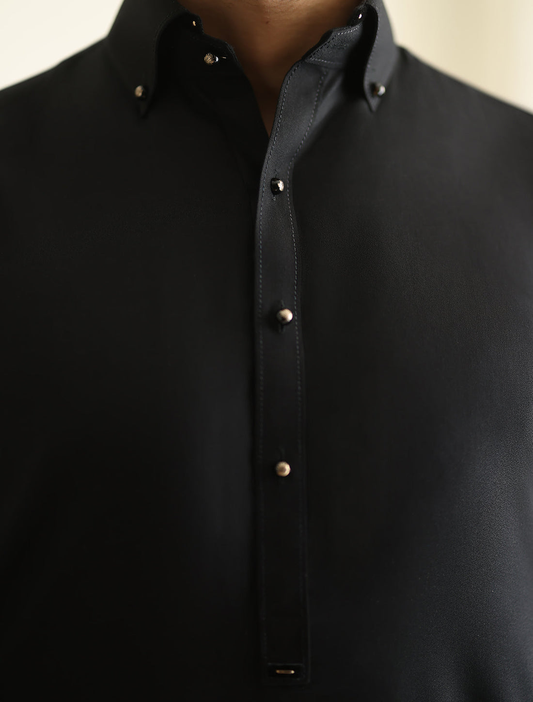 Pakistani Menswear | Ismail Farid - JET BLACK OUTFIT - Official Sakeena London Ltd. stockist in UK - Sakeena London