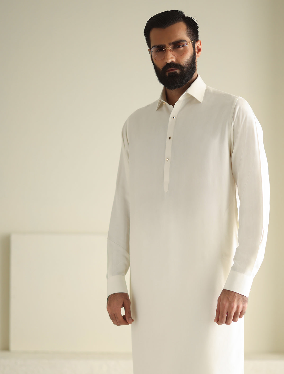 Pakistani Menswear | Ismail Farid - BOSKI KAMEEZ SHALWAR - Official Sakeena London Ltd. stockist in UK - Sakeena London