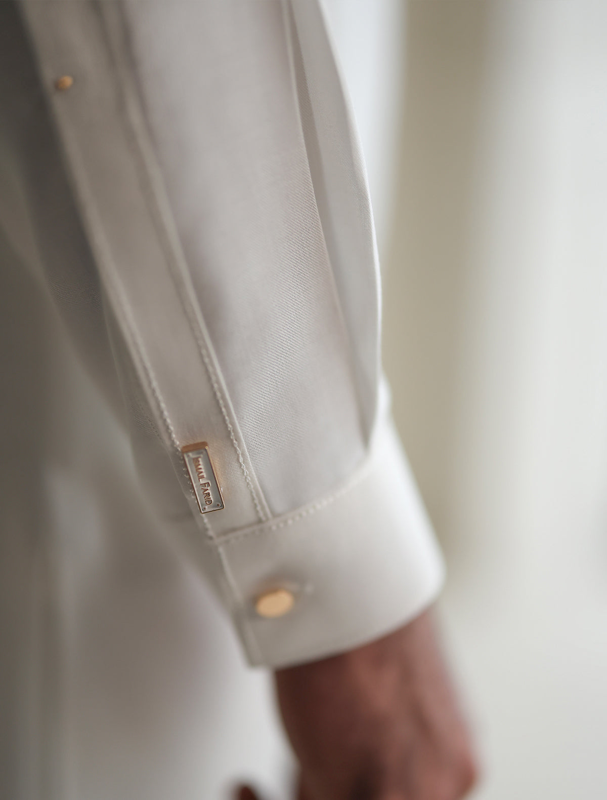 Pakistani Menswear | Ismail Farid - OFF-WHITE KURTA PAJAMA - Official Sakeena London Ltd. stockist in UK - Sakeena London