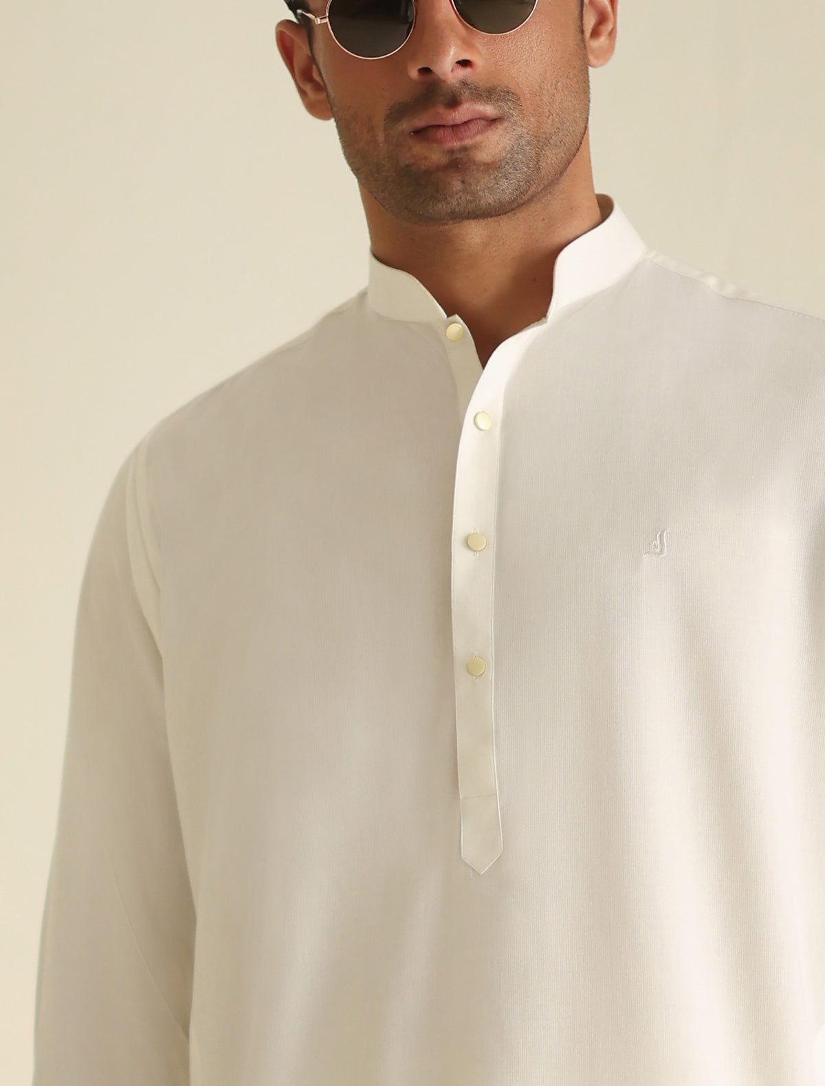 Pakistani Menswear | Ismail Farid - CREAM KAMEEZ SHALWAR - Official Sakeena London Ltd. stockist in UK - Sakeena London