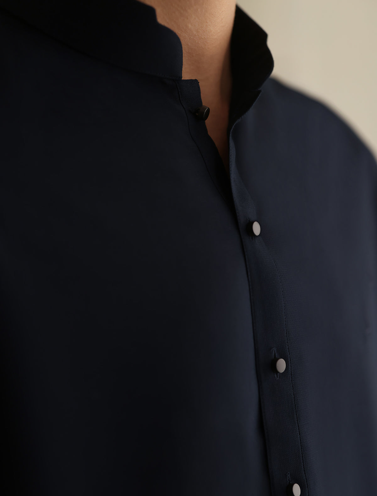 Pakistani Menswear | Ismail Farid - NAVY KAMEEZ SHALWAR - Official Sakeena London Ltd. stockist in UK - Sakeena London