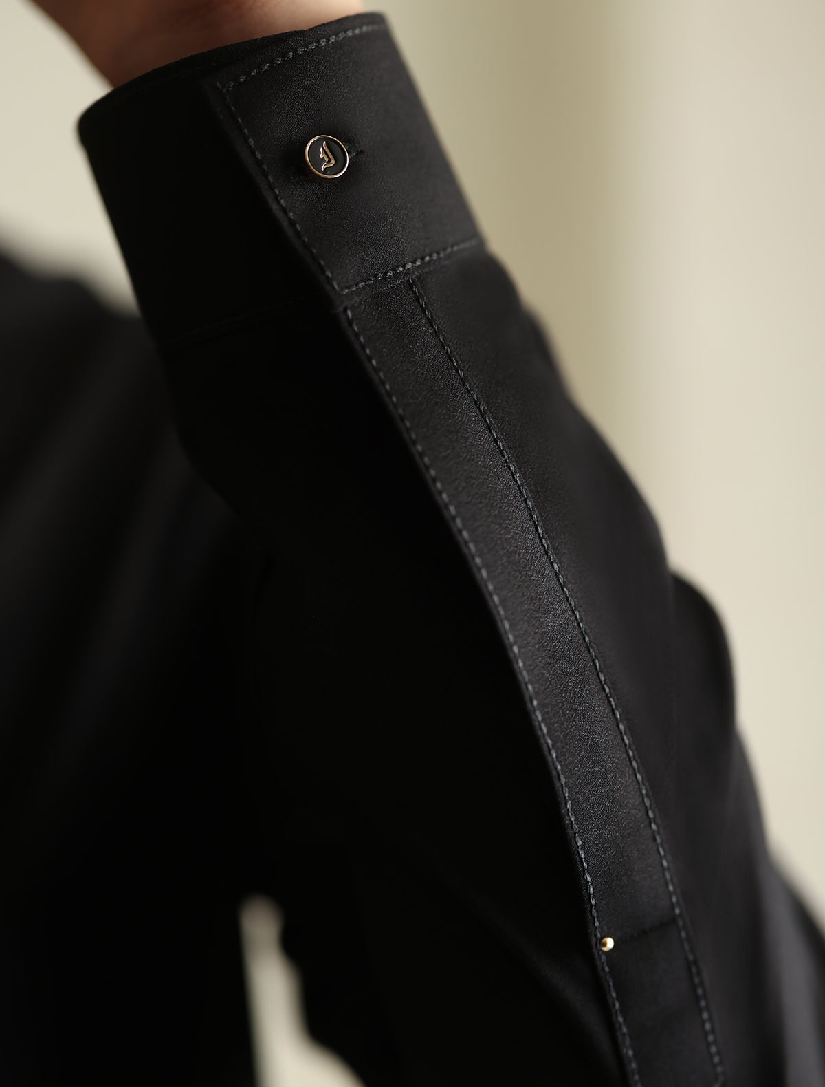 Pakistani Menswear | Ismail Farid RICH BLACK KURTA PAJAMA- - Official Sakeena London Ltd. stockist in UK - Sakeena London