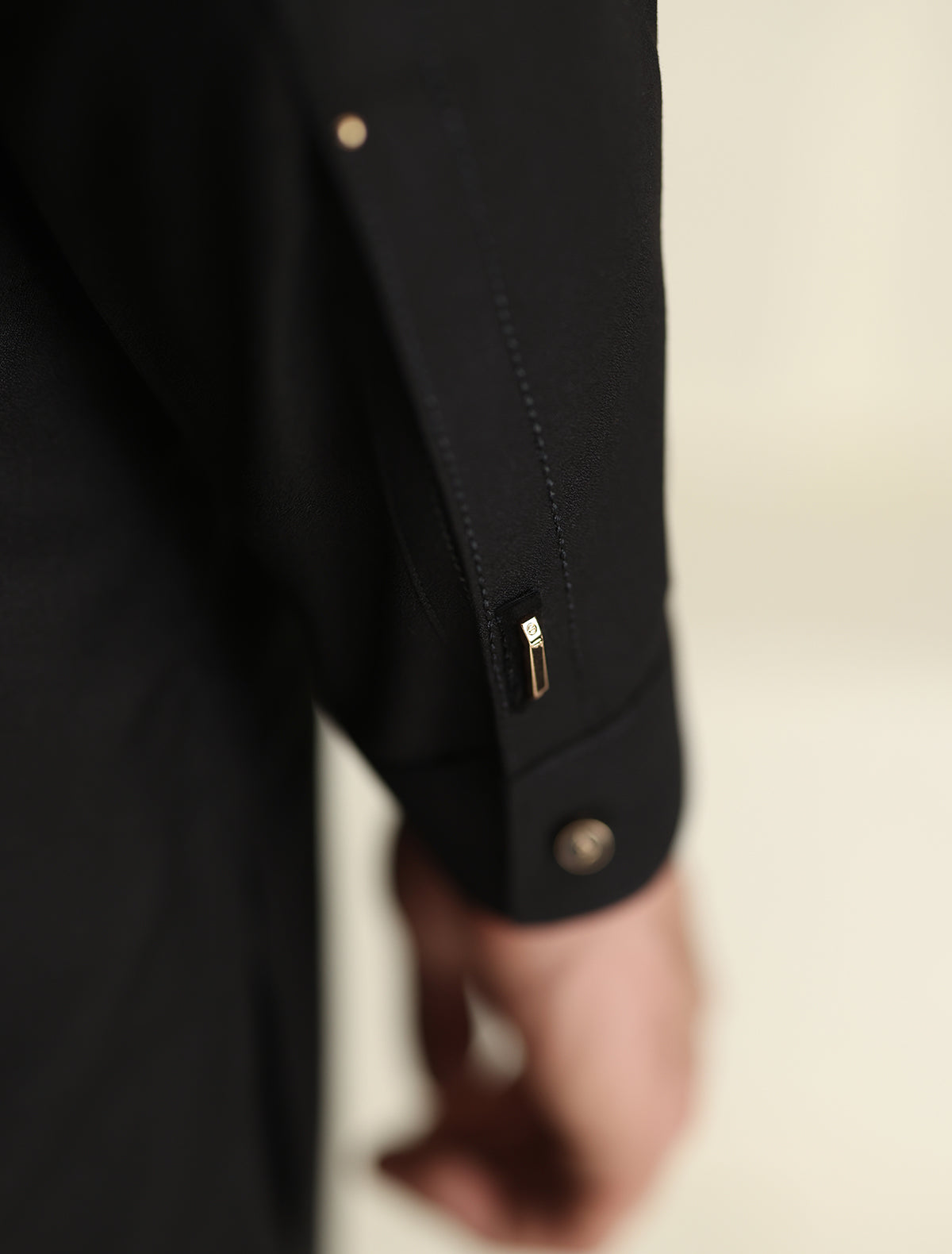 Pakistani Menswear | Ismail Farid RICH BLACK KURTA PAJAMA- - Official Sakeena London Ltd. stockist in UK - Sakeena London