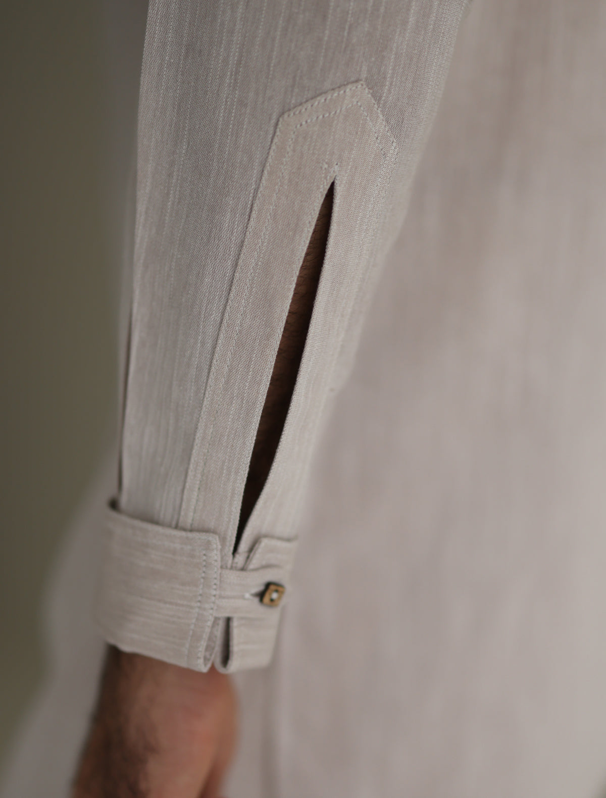Pakistani Menswear | Ismail Farid - LIGHT BEIGE DESIGNER KURTA PAJAMA - Official Sakeena London Ltd. stockist in UK - Sakeena London