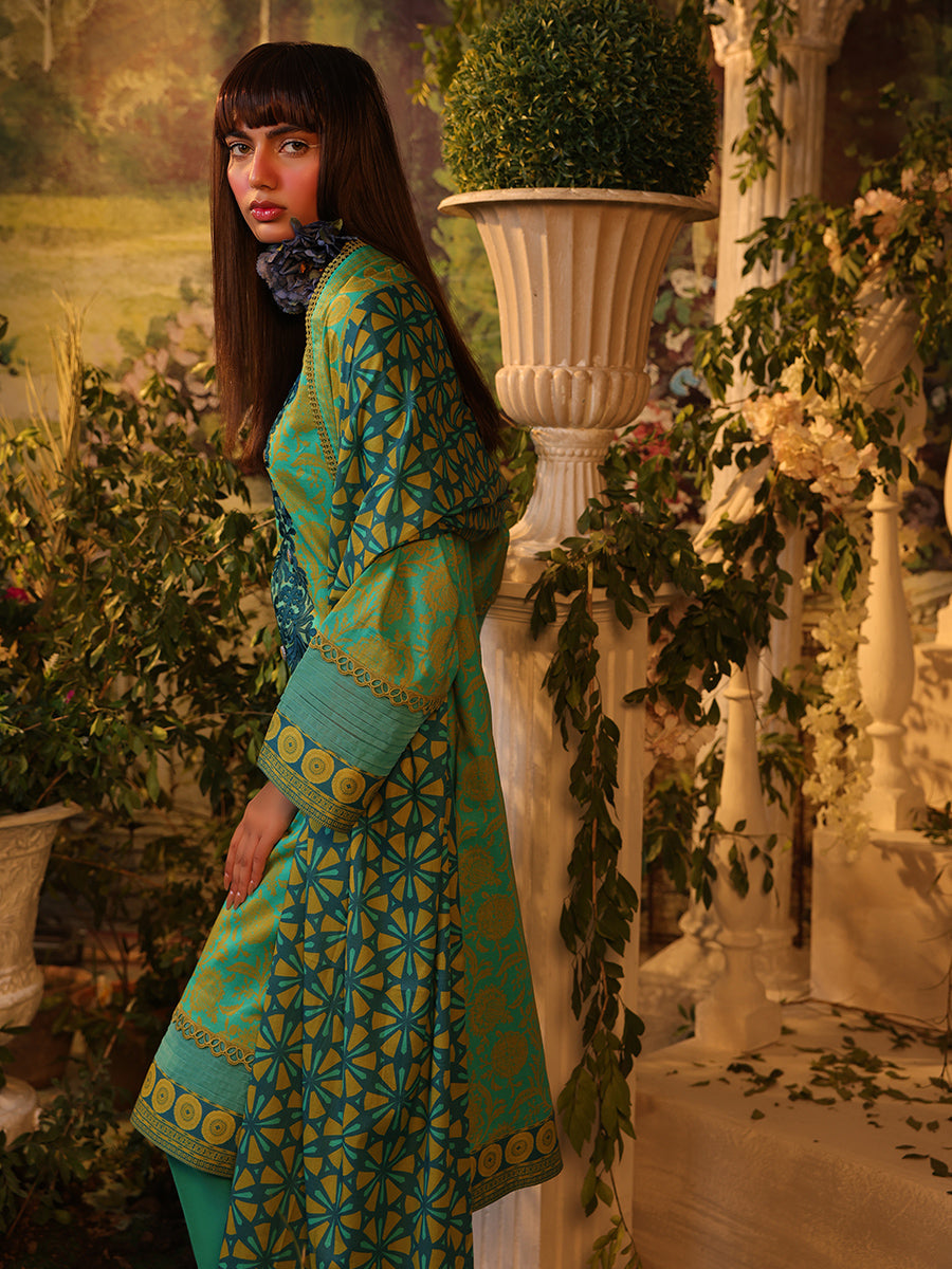Salitex | Izel Lawn 24 | 3PC UNSTITCHED DIGITAL PRINTED & EMBROIDERED LAWN SUIT - Official Salitex stockist in UK - Sakeena London