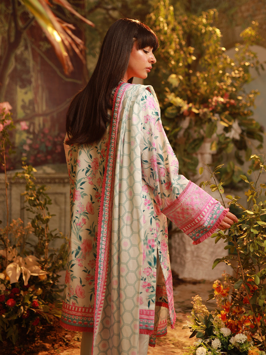 Salitex | Izel Lawn 24 | 3PC UNSTITCHED DIGITAL PRINTED & EMBROIDERED LAWN SUIT - Official Salitex stockist in UK - Sakeena London