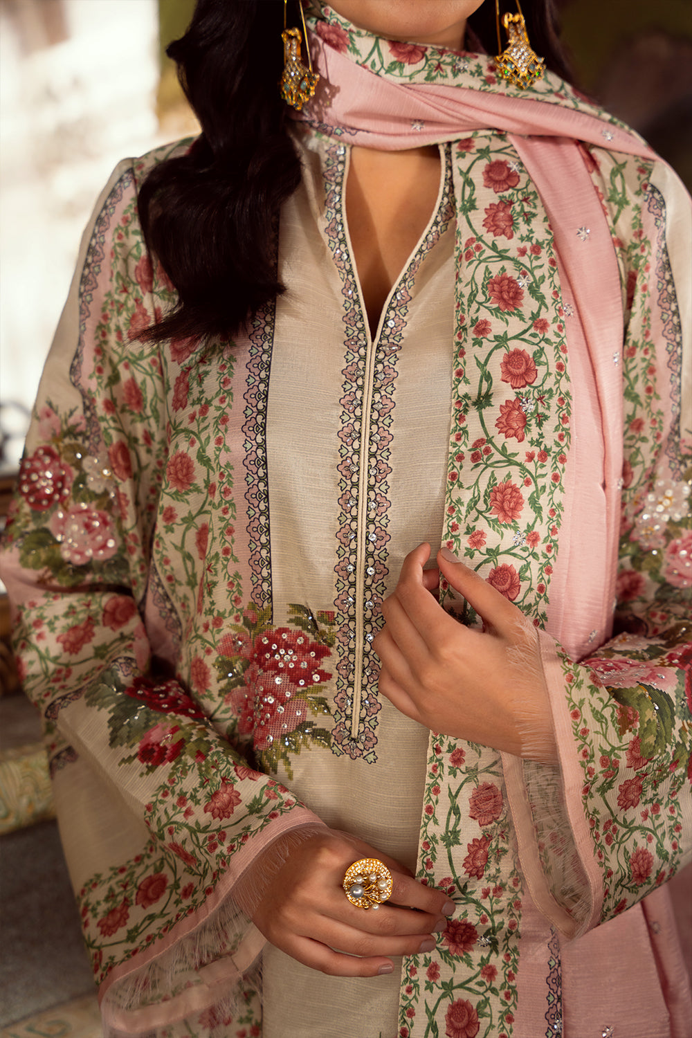 Saira Rizwan | Dahini Silk Pret | ADELIA -SRLP07-25 - Official Saira Rizwan stockist in UK - Sakeena London