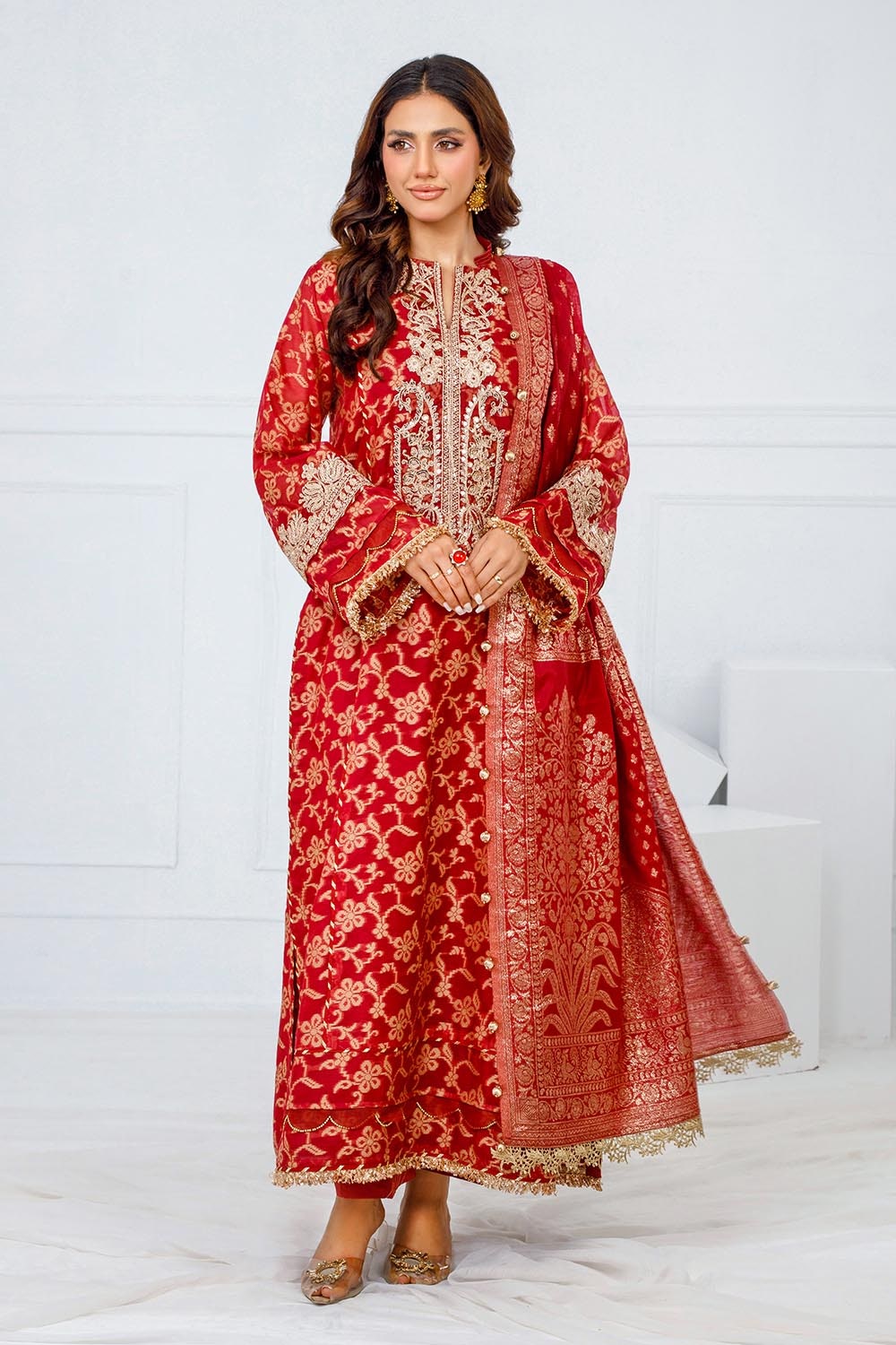 Gul Ahmed | Festive Eid 25 | FE-52073 - Official Gul Ahmed stockist in UK - Sakeena London