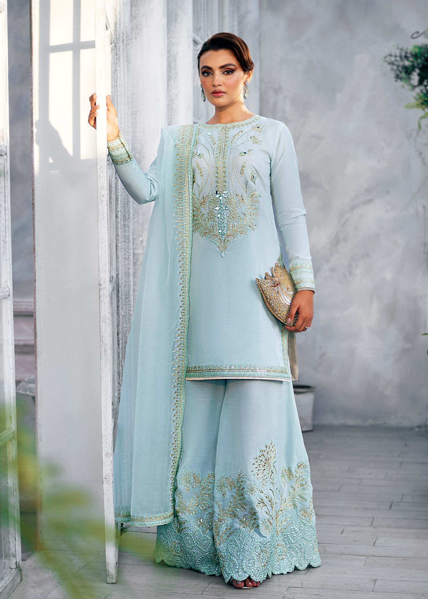 Jamnii | Jasmine Formals | AQUA BLOOM - Official Jamnii stockist in UK - Sakeena London