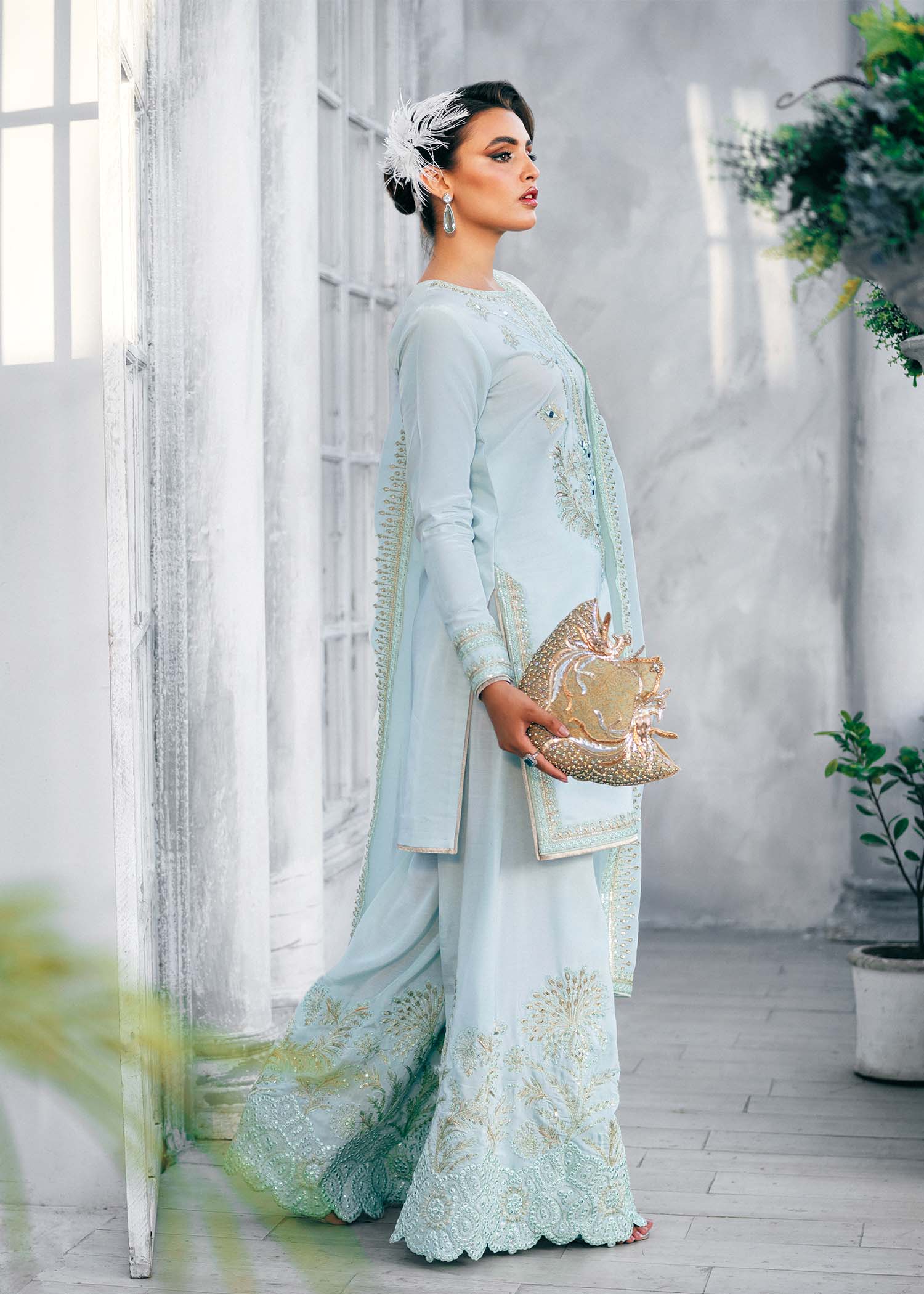 Jamnii | Jasmine Formals | AQUA BLOOM - Official Jamnii stockist in UK - Sakeena London