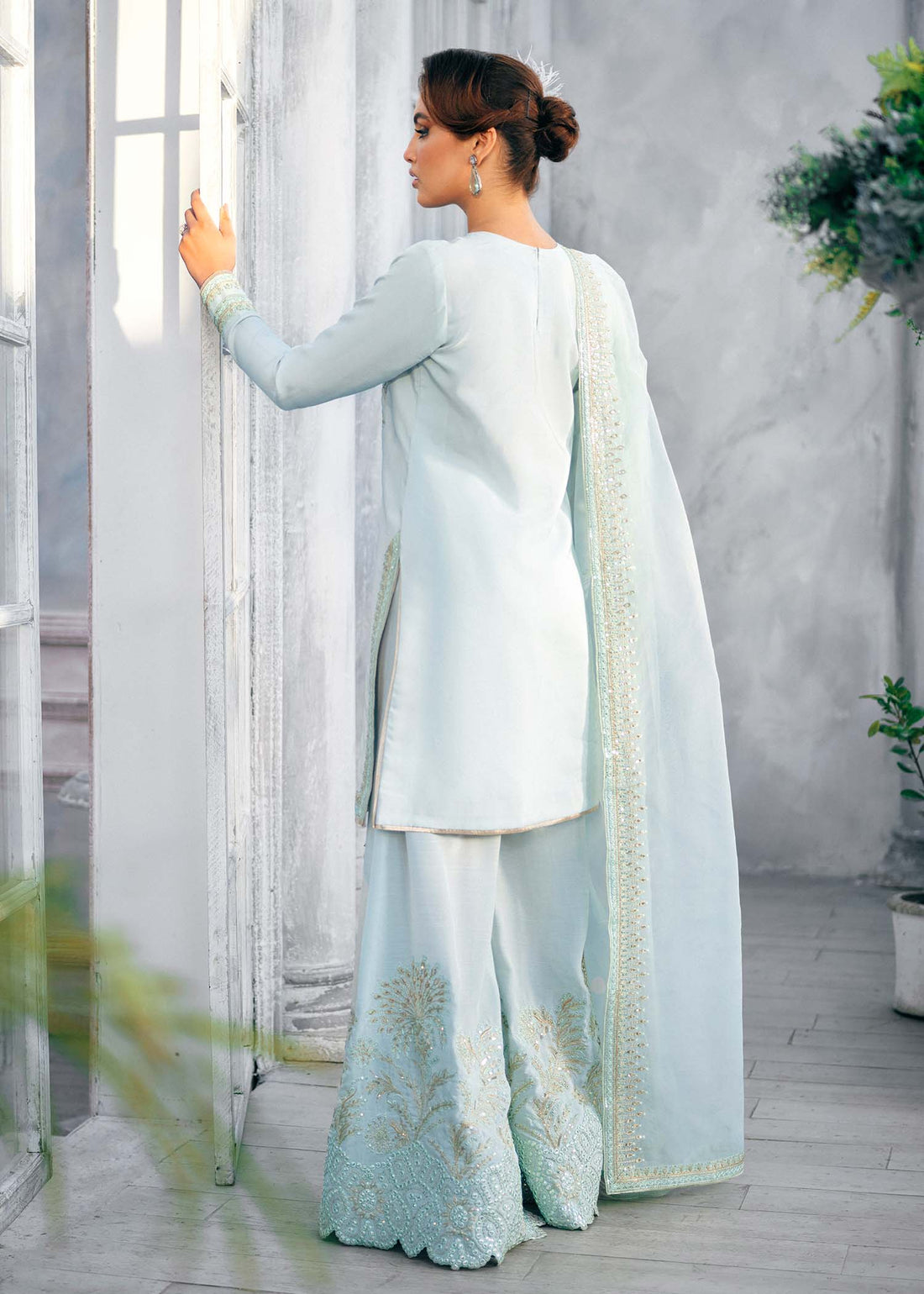 Jamnii | Jasmine Formals | AQUA BLOOM - Official Jamnii stockist in UK - Sakeena London
