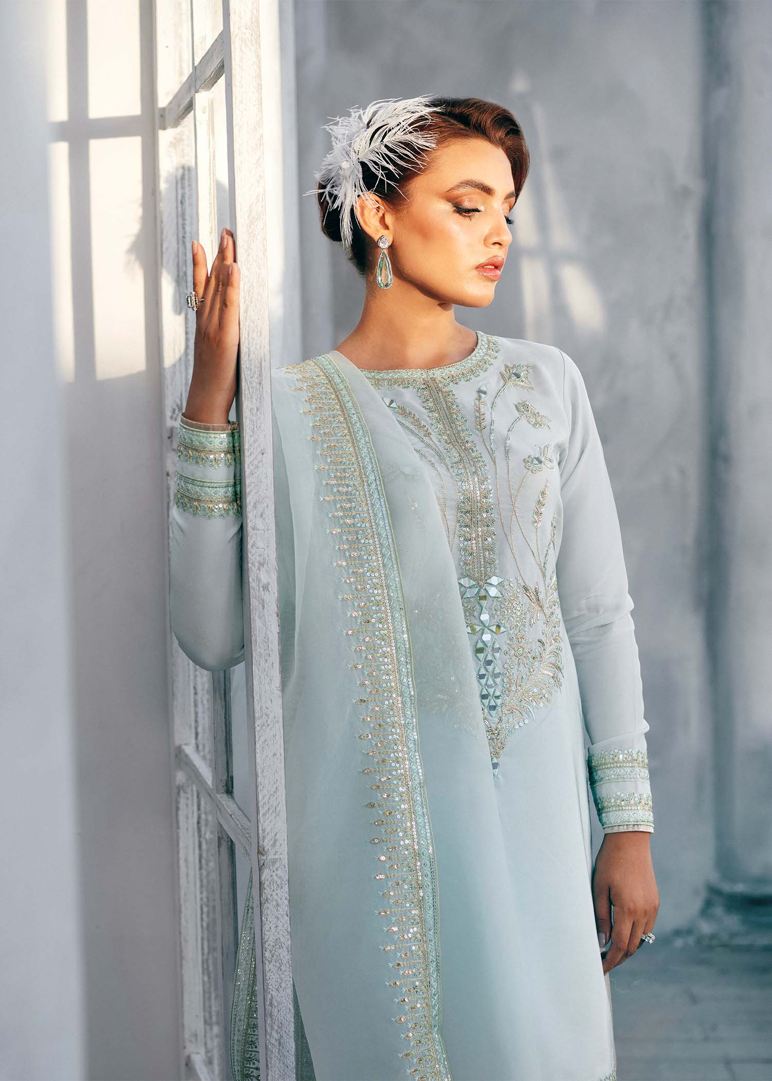 Jamnii | Jasmine Formals | AQUA BLOOM - Official Jamnii stockist in UK - Sakeena London