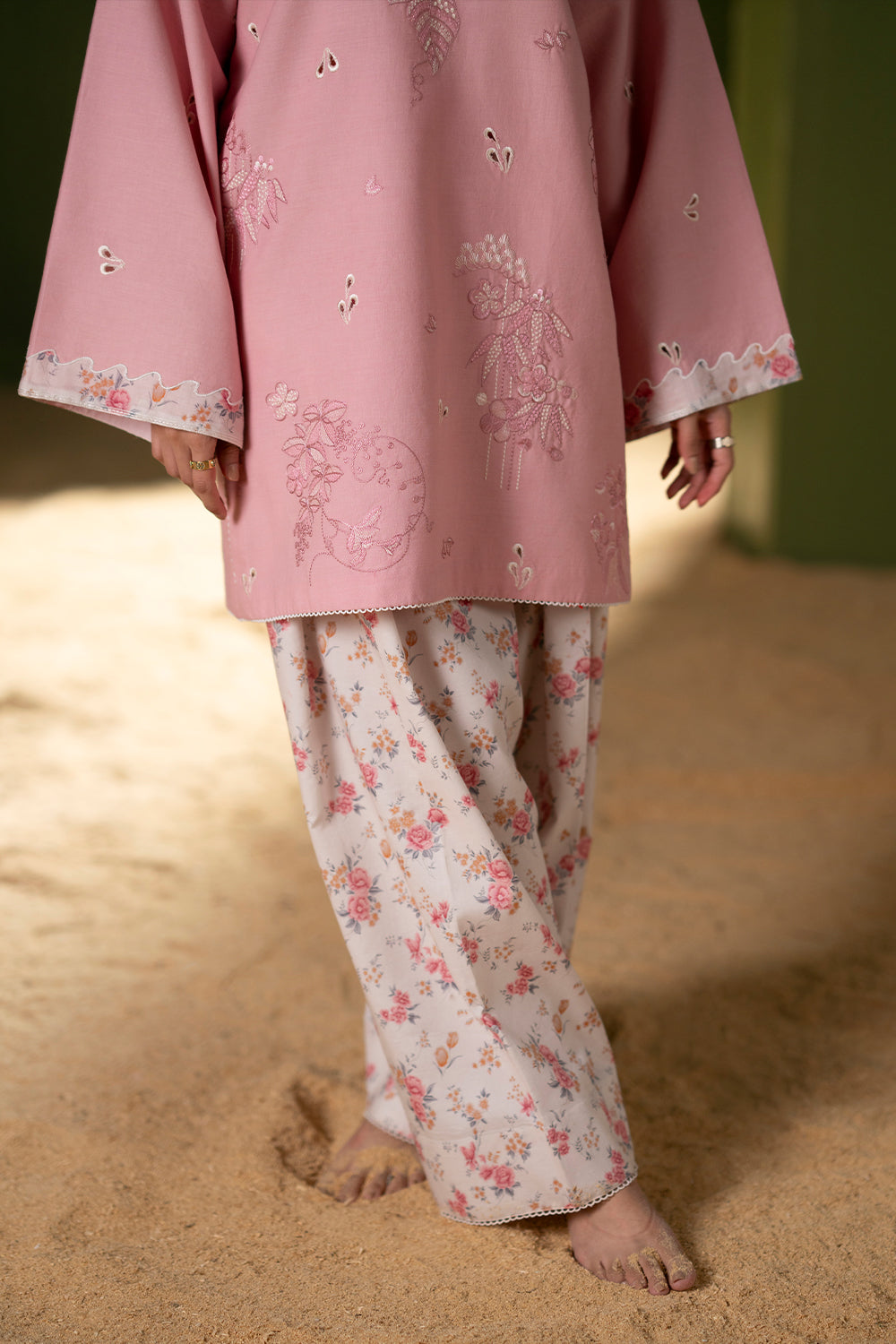 Saira Rizwan | Joolie Co ords | JOOLIE PINK - JBP25-08 - Official Saira Rizwan stockist in UK - Sakeena London