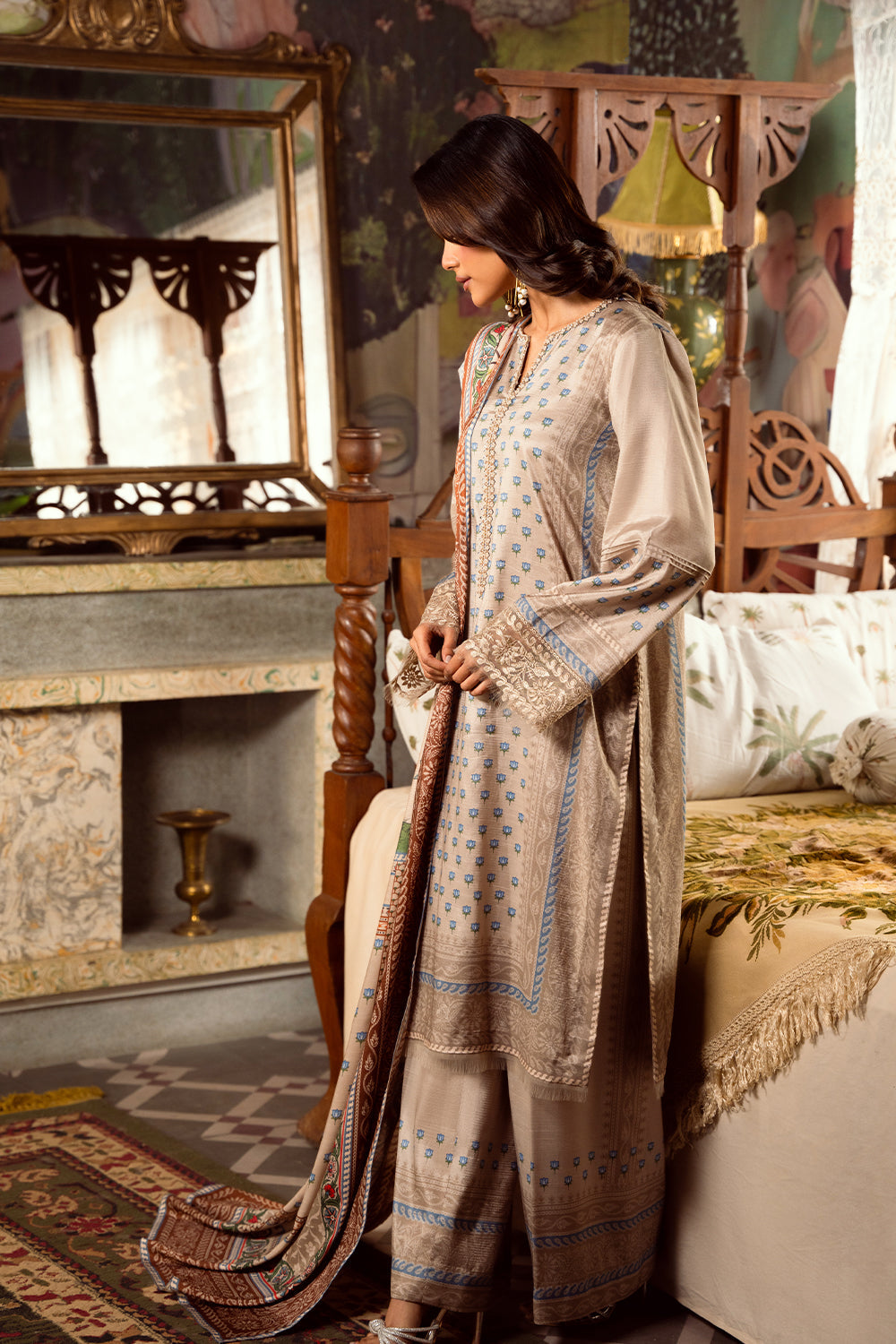 Saira Rizwan | Dahini Silk Pret | MERCINA - SRLP06-25 - Official Saira Rizwan stockist in UK - Sakeena London
