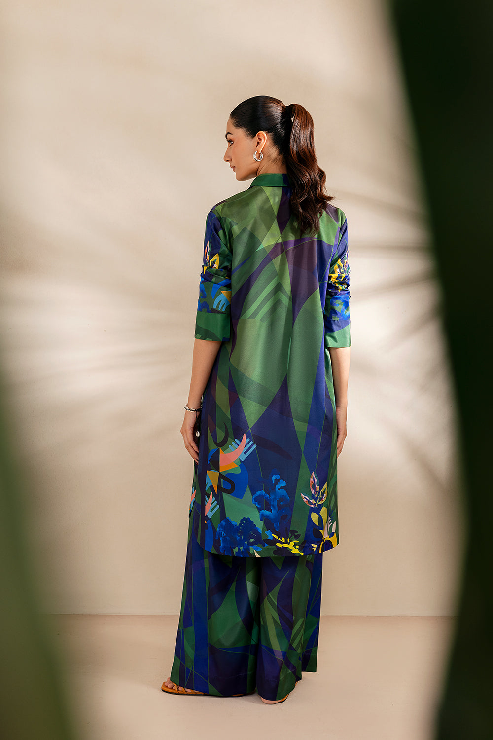 Saira Rizwan | Silk Coords 25 | SHORELINE SERENADE - SRSP-25-08 - Official Saira Rizwan stockist in UK - Sakeena London