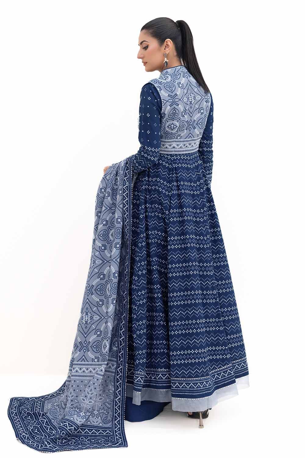Gul Ahmed | Winter Collection 24 | Thick Khaddar Suit K-42005 T - Official Gul Ahmed stockist in UK - Sakeena London