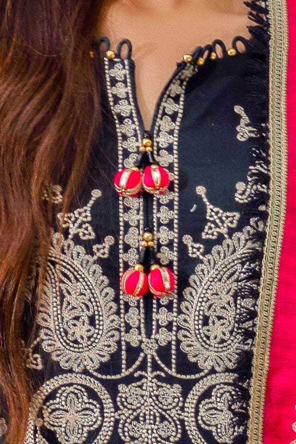 Gul Ahmed | Winter Collection 24 | Khaddar Dupatta K-42012 L - Official Gul Ahmed stockist in UK - Sakeena London