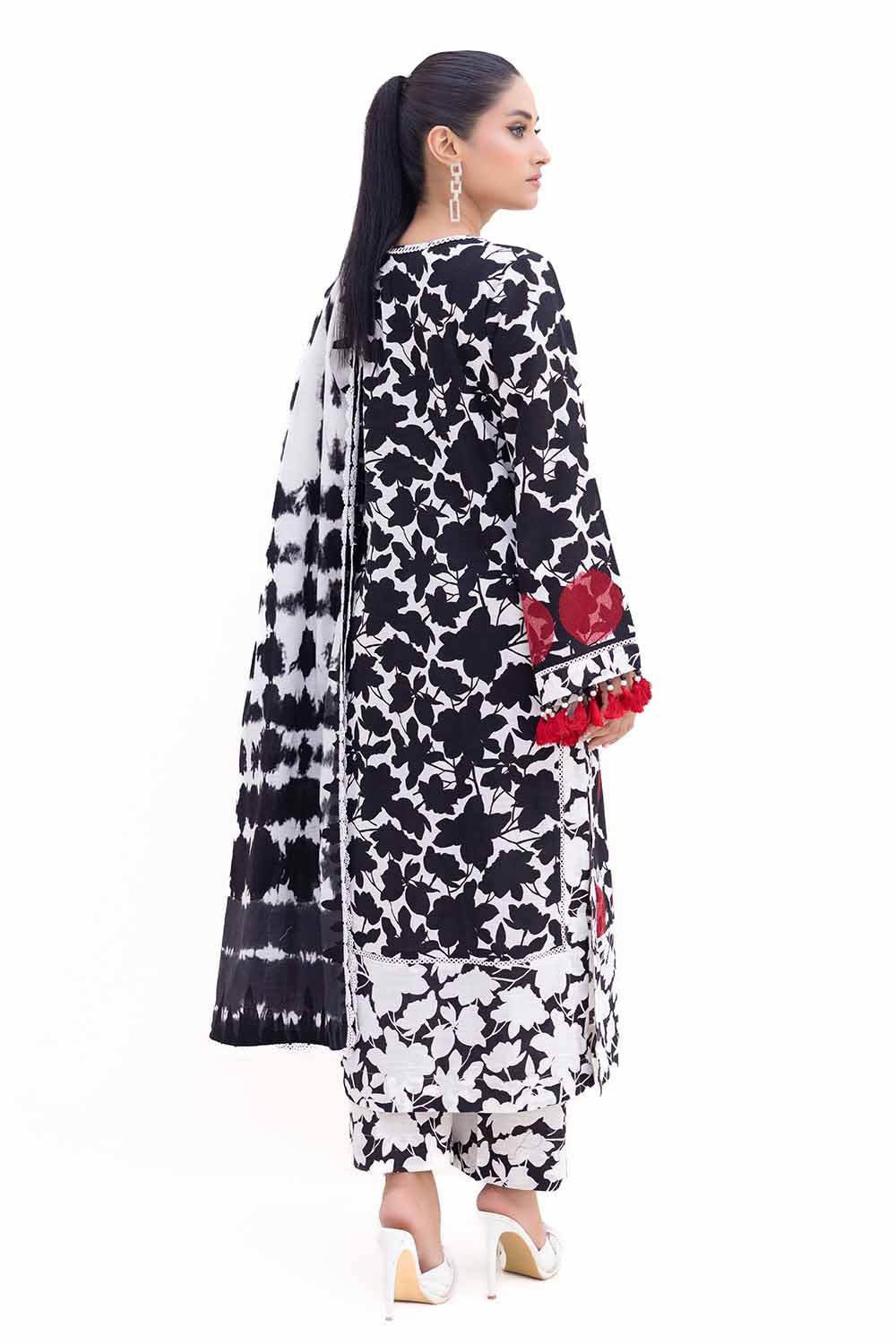 Gul Ahmed | Winter Collection 24 | Khaddar Dupatta K-42019 T - Official Gul Ahmed stockist in UK - Sakeena London