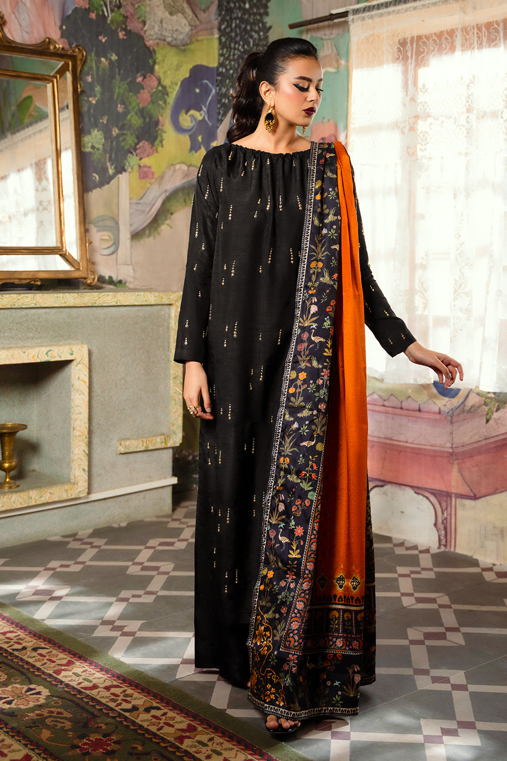 Saira Rizwan | Dahini Silk Pret | ESMA - SRLP02-25 - Official Saira Rizwan stockist in UK - Sakeena London