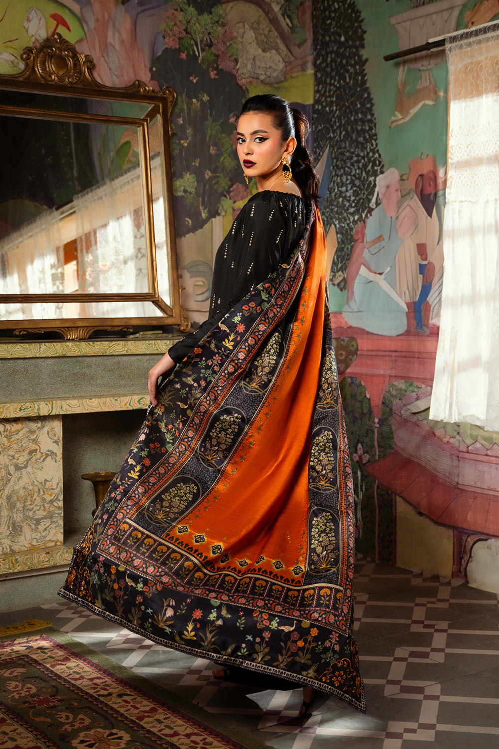 Saira Rizwan | Dahini Silk Pret | ESMA - SRLP02-25 - Official Saira Rizwan stockist in UK - Sakeena London