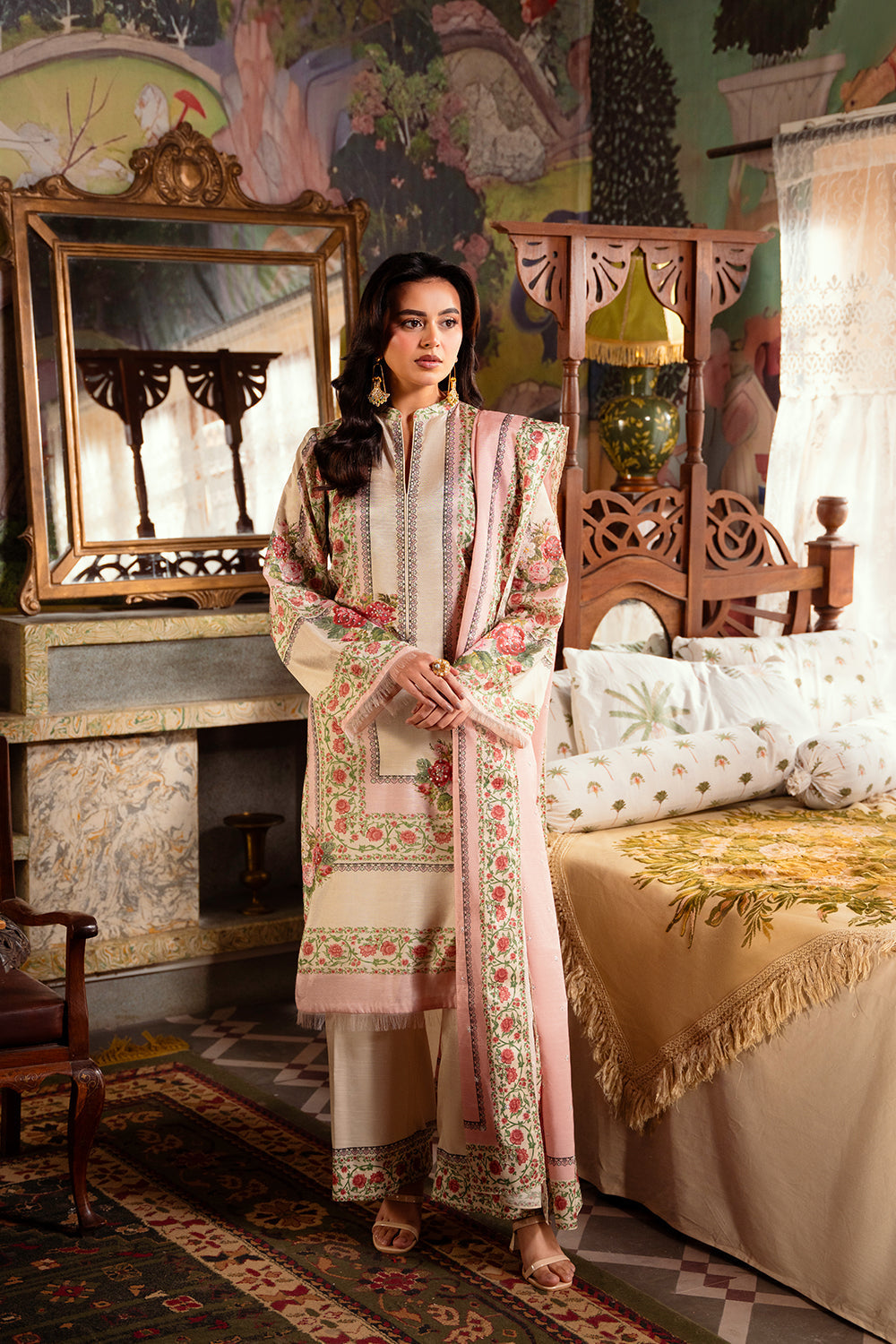 Saira Rizwan | Dahini Silk Pret | ADELIA -SRLP07-25 - Official Saira Rizwan stockist in UK - Sakeena London