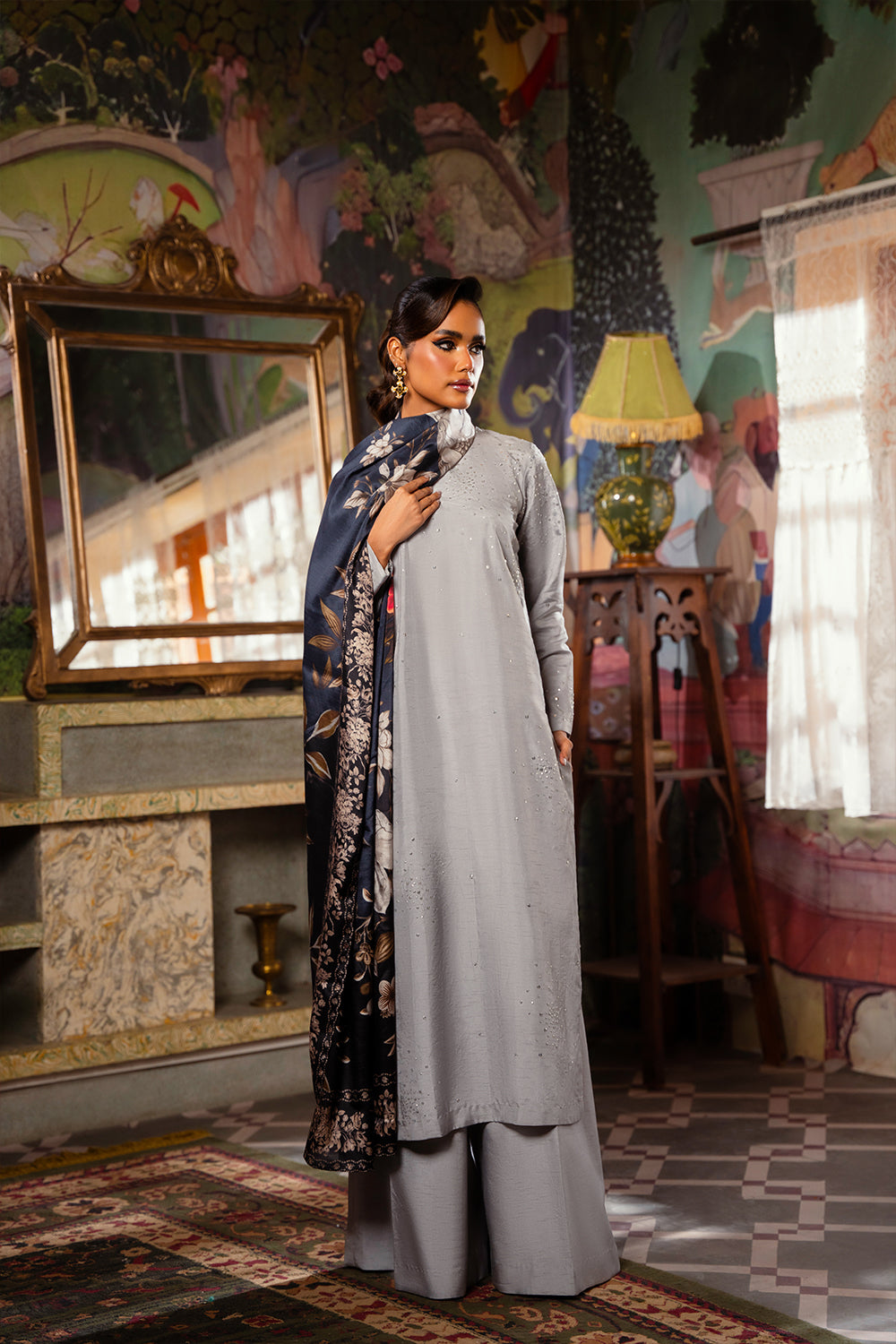Saira Rizwan | Dahini Silk Pret | SWAN - SRLP04-25 - Official Saira Rizwan stockist in UK - Sakeena London