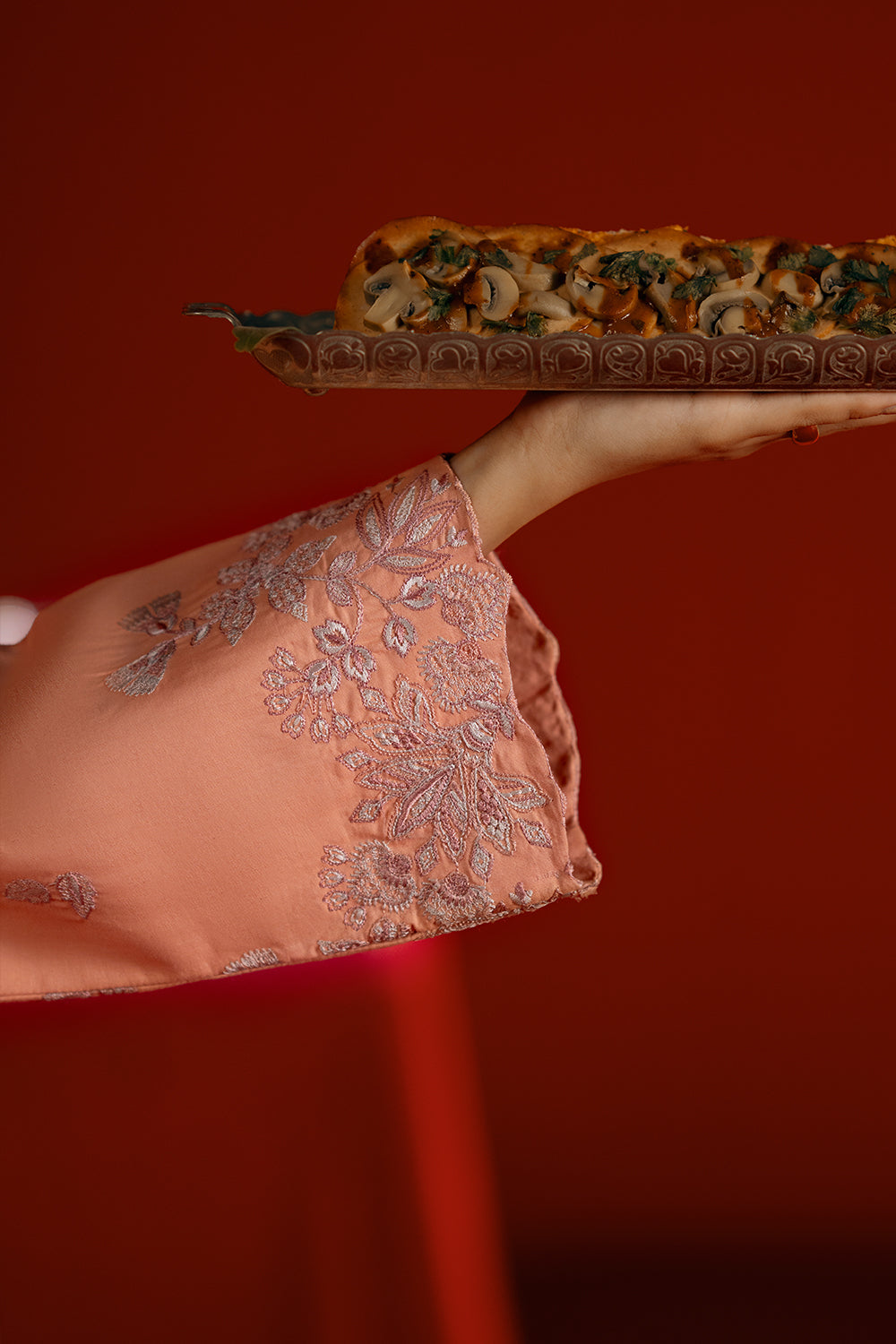 Saira Rizwan | Joolie Co ords | JOOLIE PEACH - JBP25-05 - Official Sakeena London stockist in UK - Sakeena London