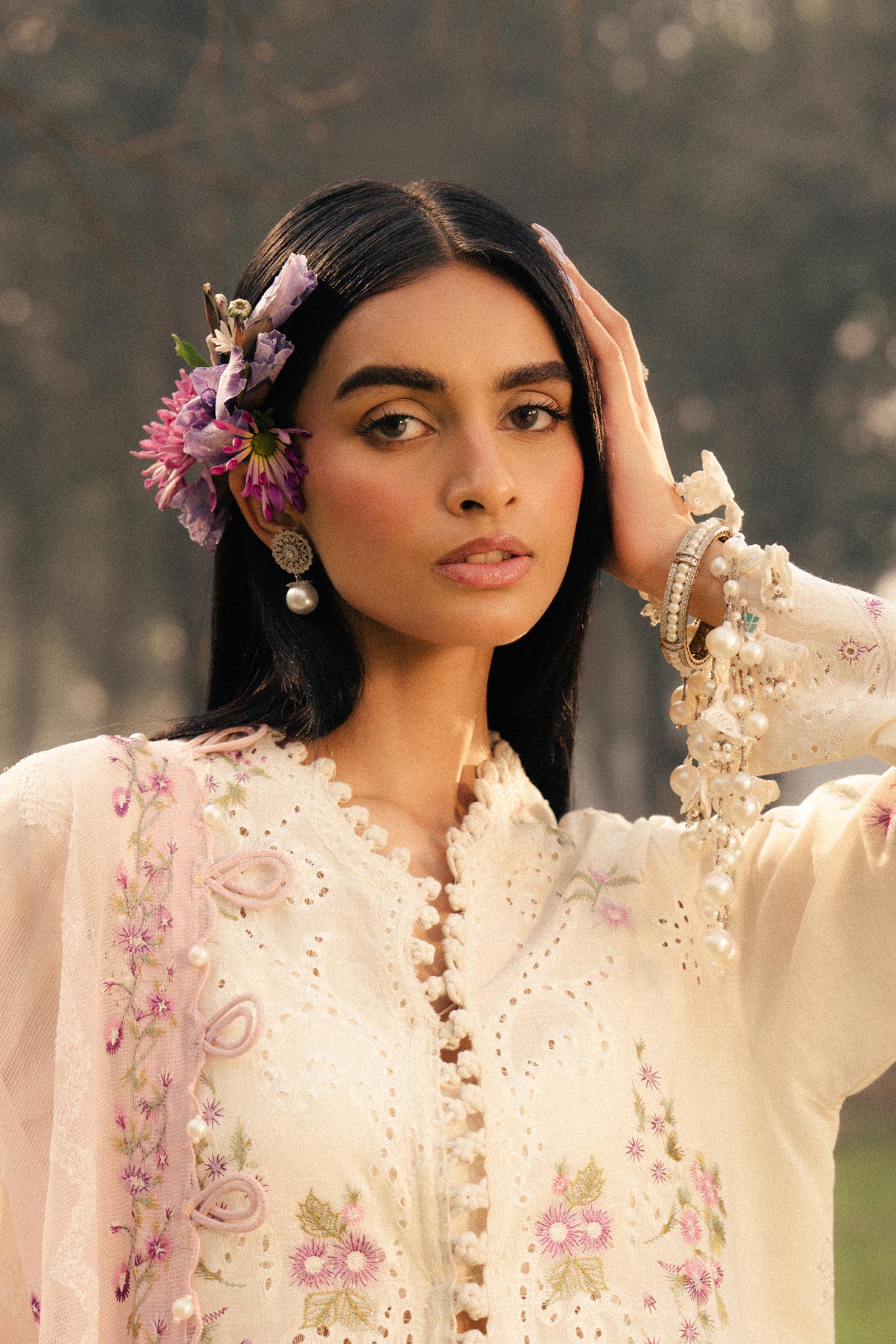 Sana Safinaz | Luxury Lawn 25 | L251-001A-3CT - Official Sana Safinaz stockist in UK - Sakeena London
