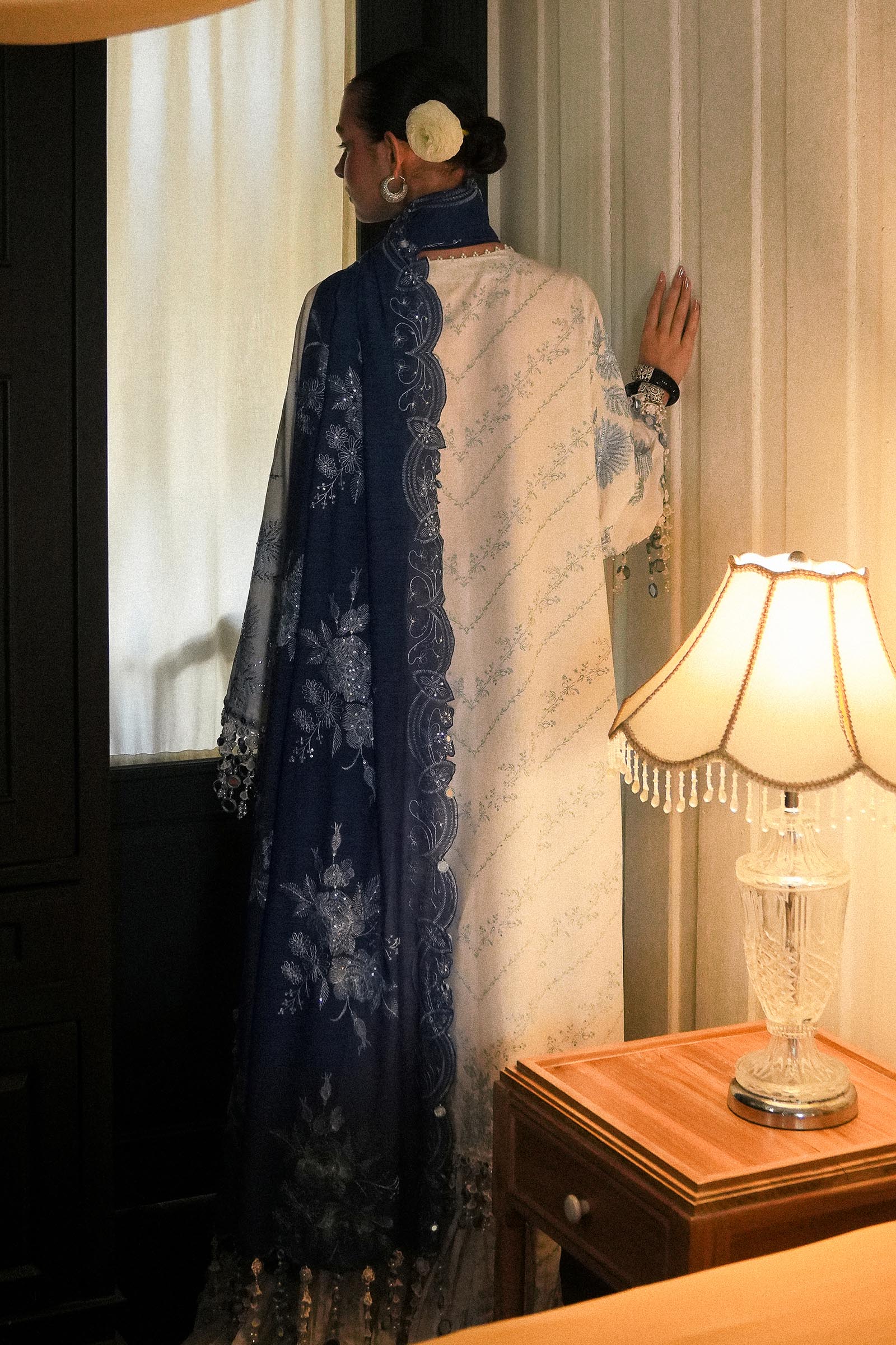 Sana Safinaz | Luxury Lawn 25 | L251-002A-3DI - Official Sakeena London stockist in UK - Sakeena London