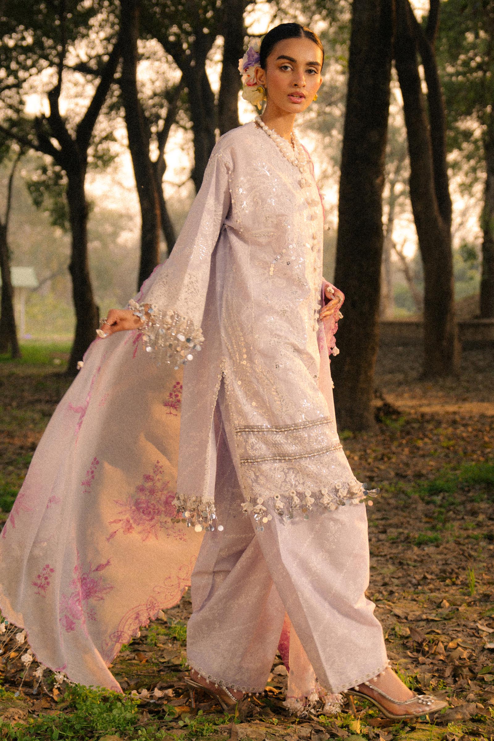 Sana Safinaz | Luxury Lawn 25 | L251-002B-3DI - Official Sana Safinaz stockist in UK - Sakeena London