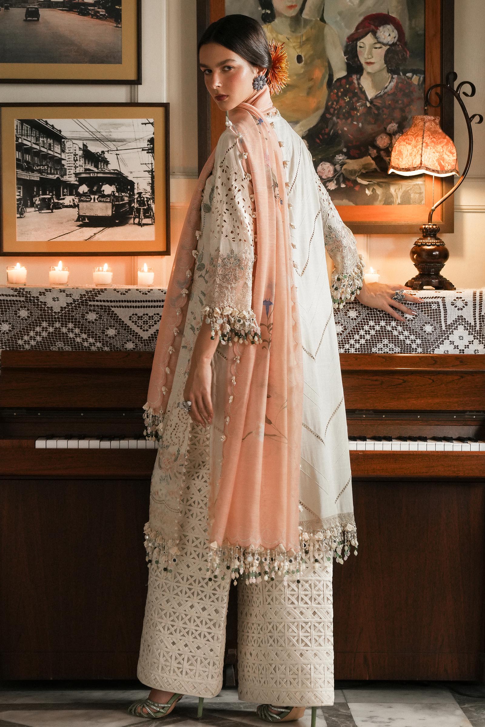 Sana Safinaz | Luxury Lawn 25 | L251-003A-3DI - Official Sana Safinaz stockist in UK - Sakeena London
