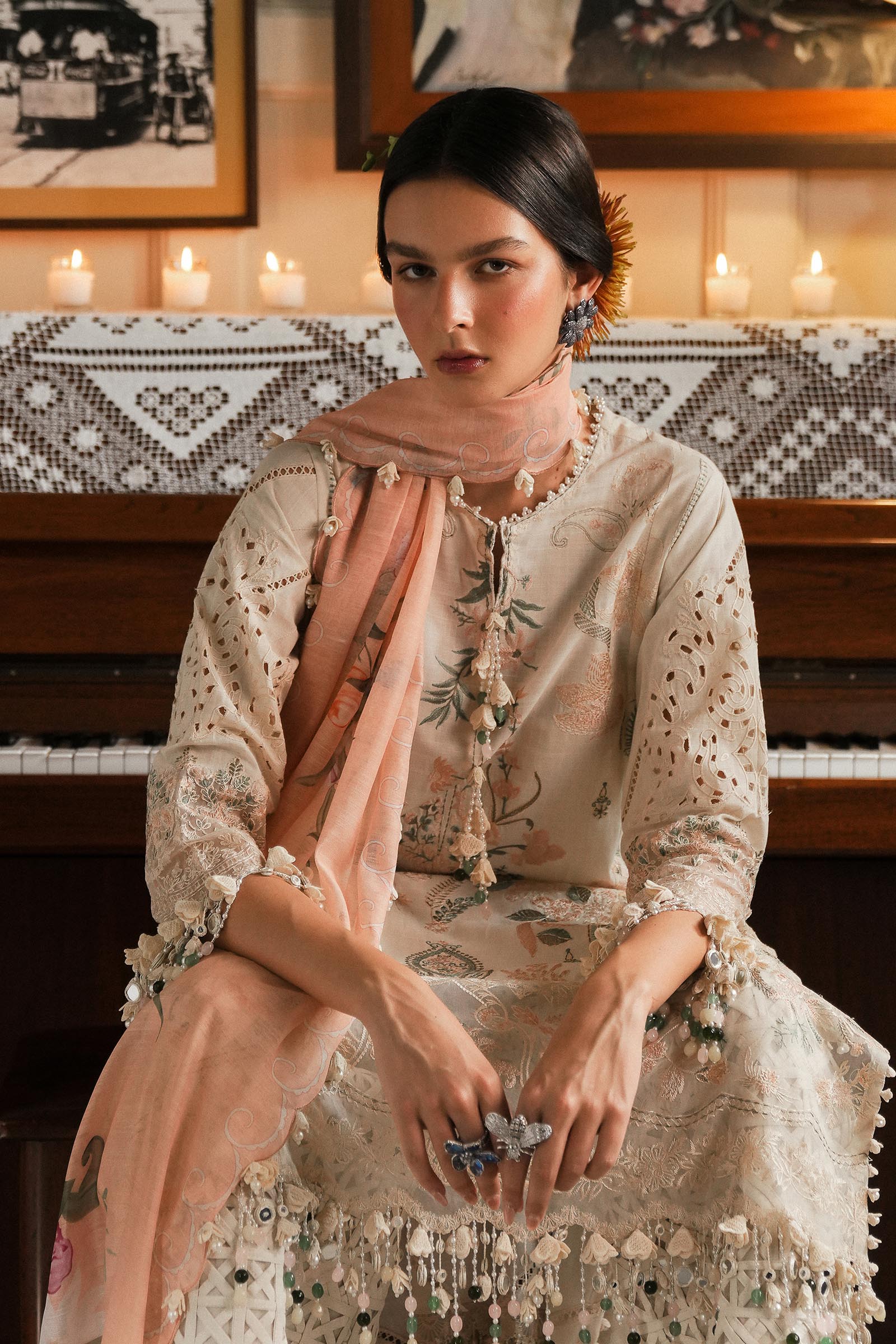 Sana Safinaz | Luxury Lawn 25 | L251-003A-3DI - Official Sana Safinaz stockist in UK - Sakeena London