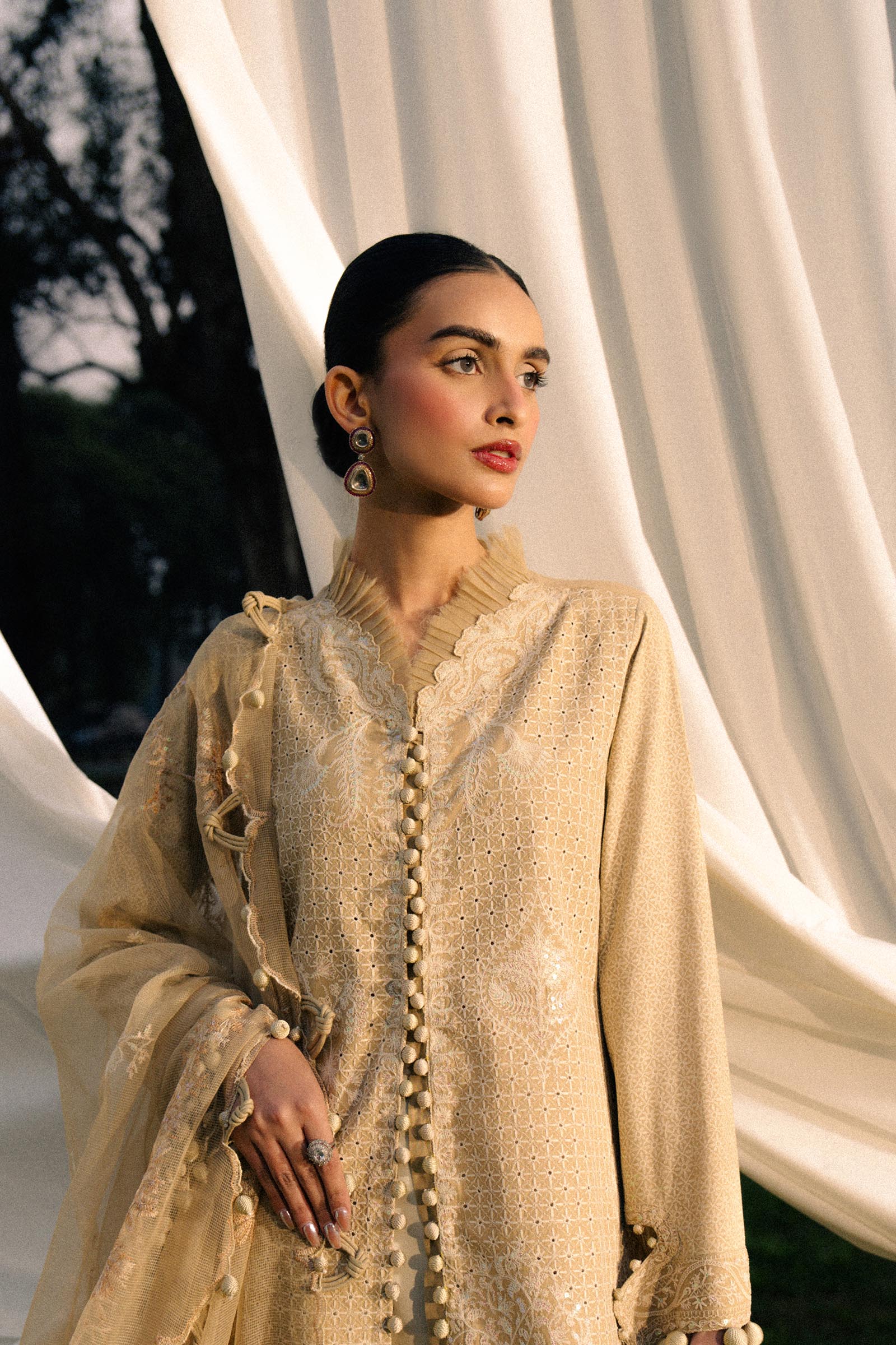 Sana Safinaz | Luxury Lawn 25 | L251-004A-3CT - Official Sana Safinaz stockist in UK - Sakeena London