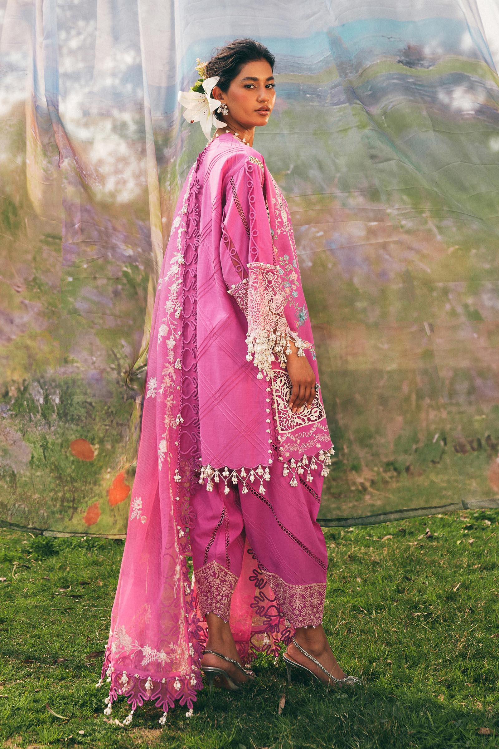 Sana Safinaz | Luxury Lawn 25 | L251-005A-3CT - Official Sana Safinaz stockist in UK - Sakeena London