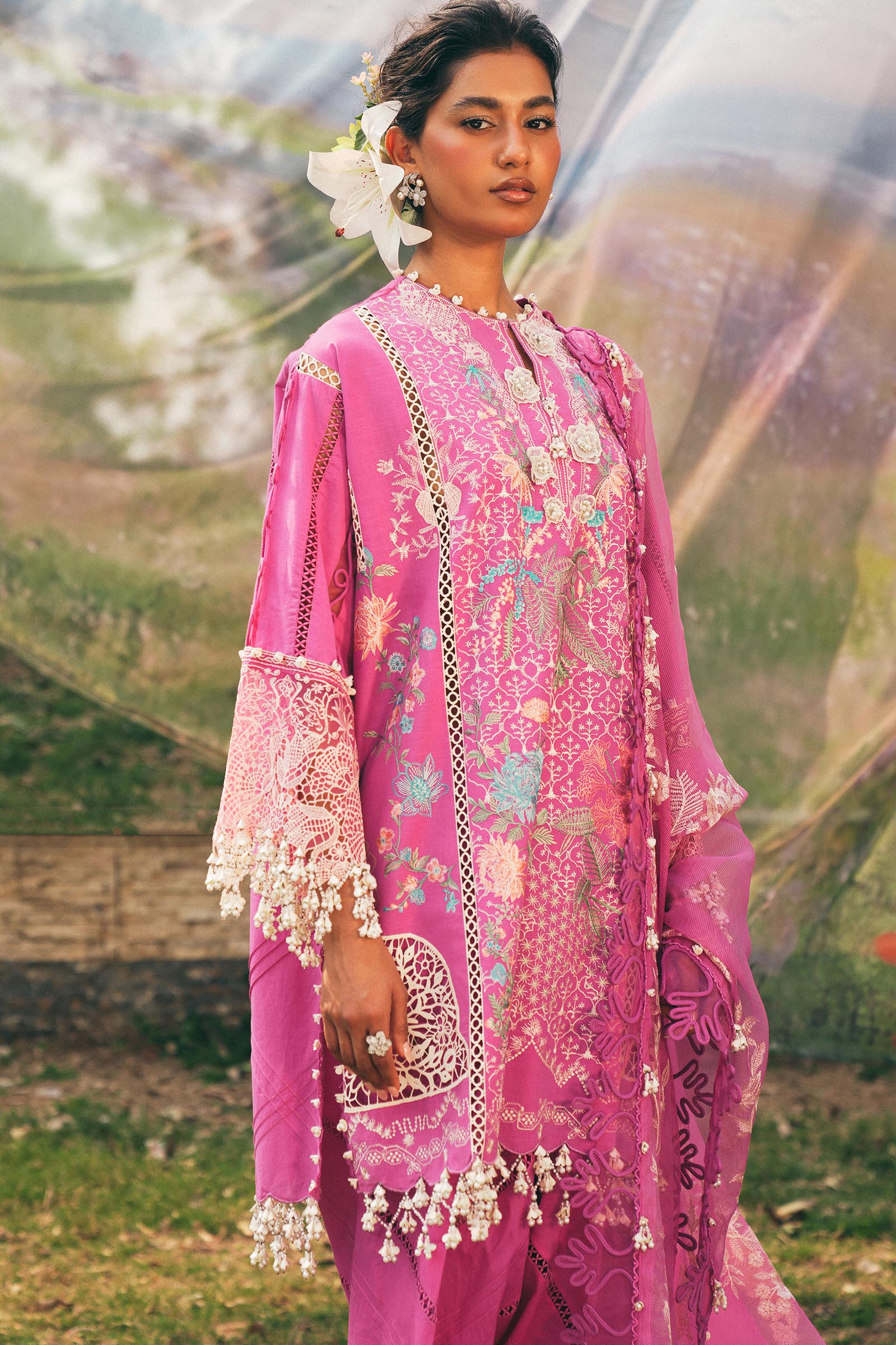 Sana Safinaz | Luxury Lawn 25 | L251-005A-3CT - Official Sana Safinaz stockist in UK - Sakeena London