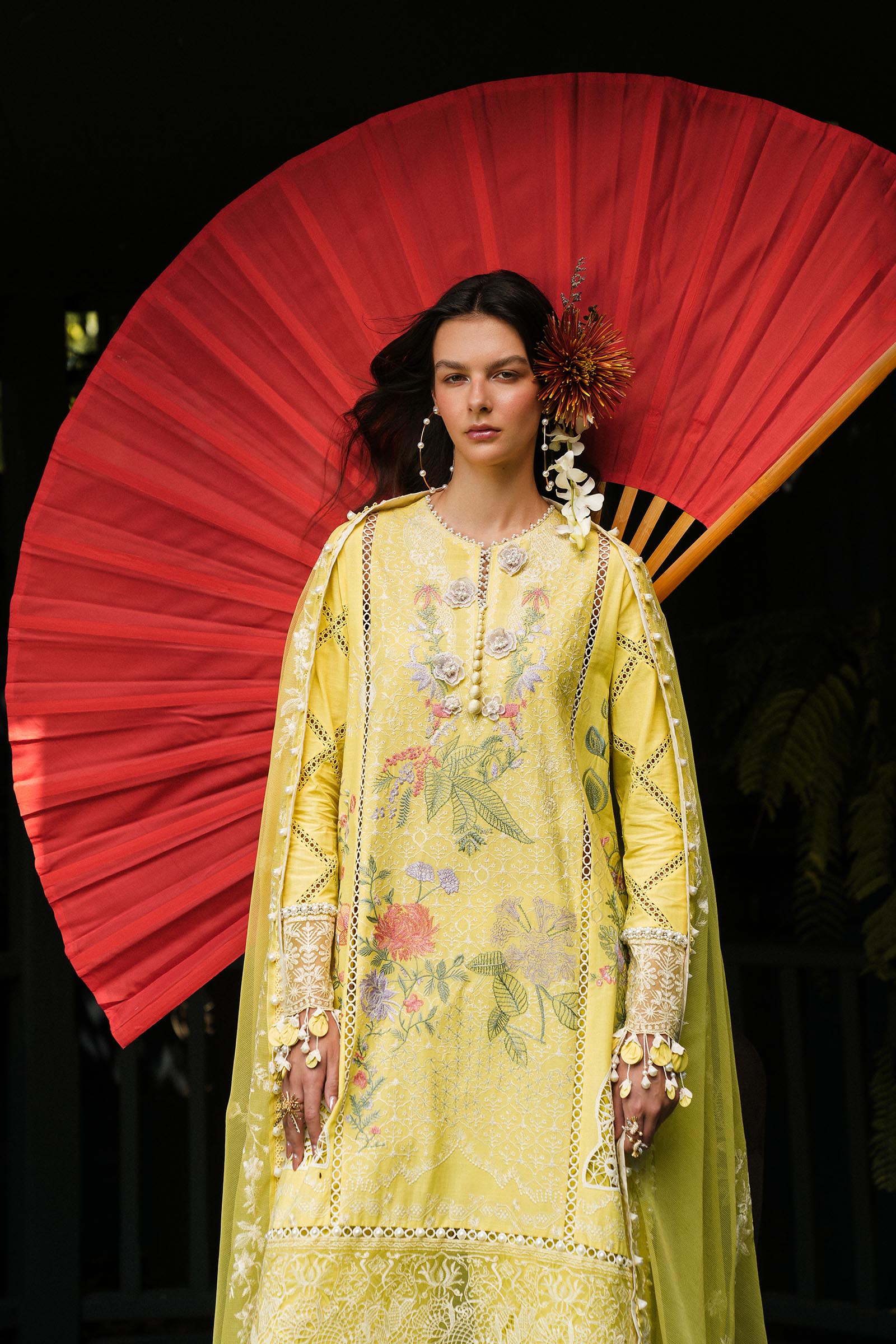 Sana Safinaz | Luxury Lawn 25 | L251-005B-3CT - Official Sana Safinaz stockist in UK - Sakeena London