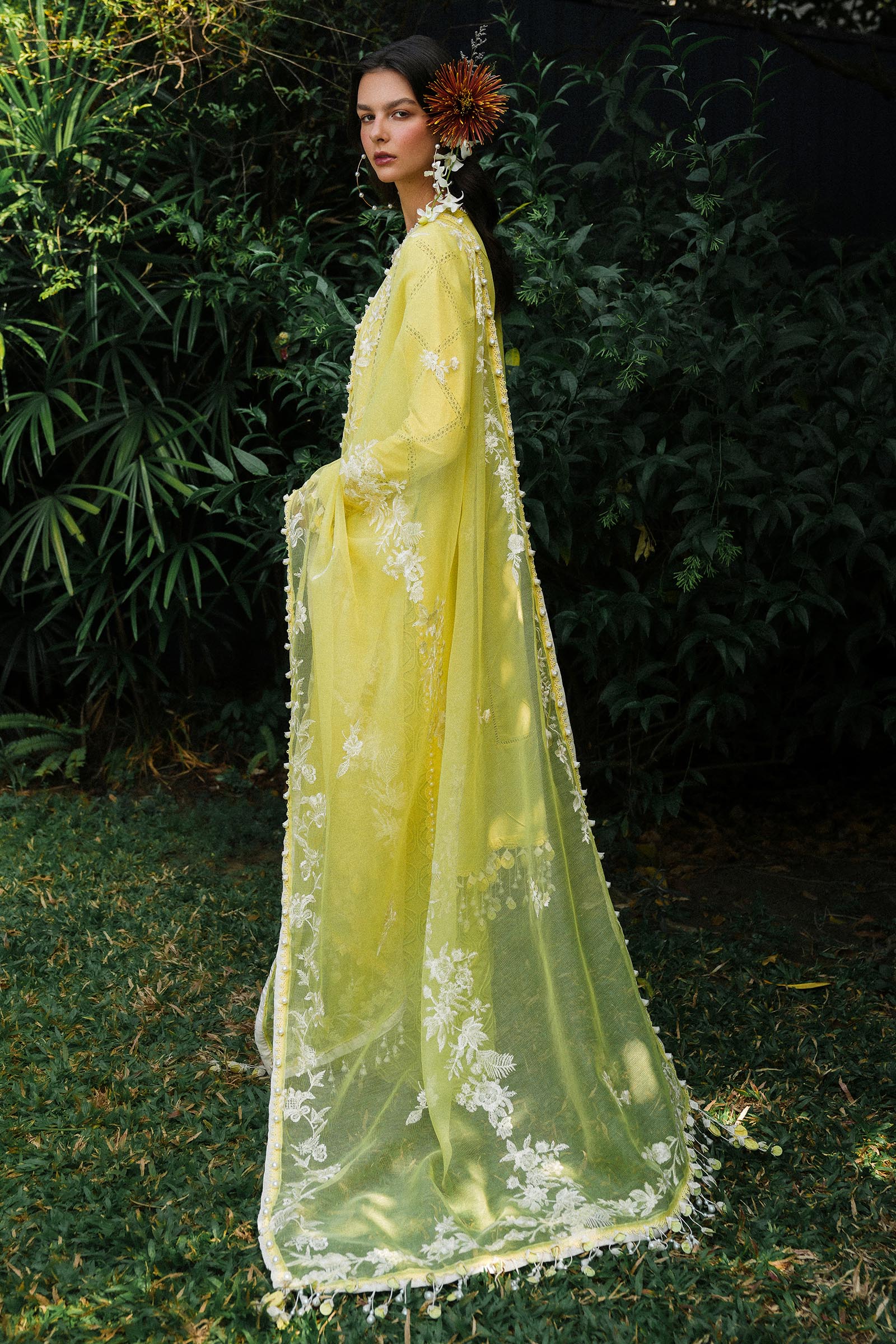 Sana Safinaz | Luxury Lawn 25 | L251-005B-3CT - Official Sana Safinaz stockist in UK - Sakeena London