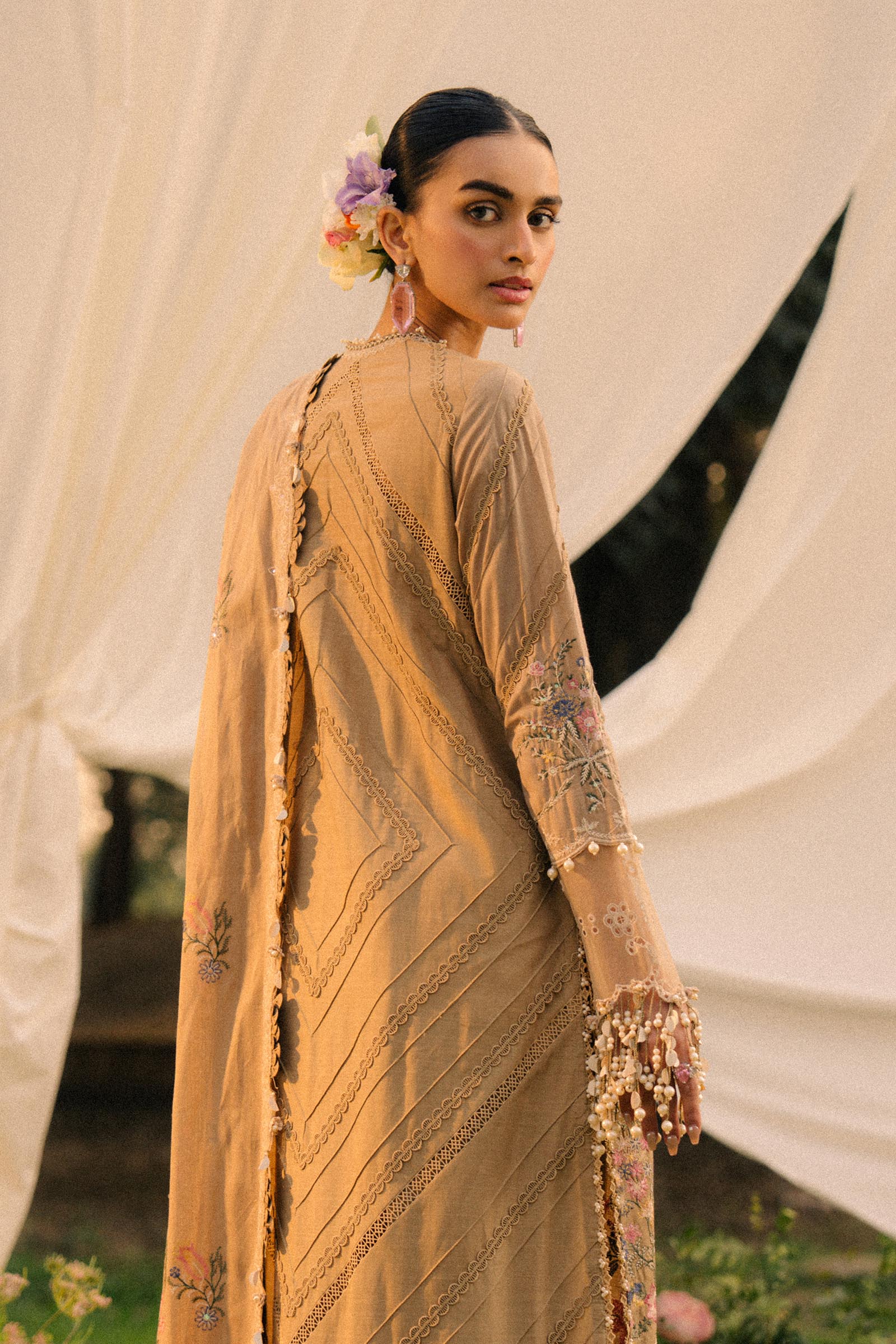 Sana Safinaz | Luxury Lawn 25 | L251-006A-3CH - Official Sana Safinaz stockist in UK - Sakeena London