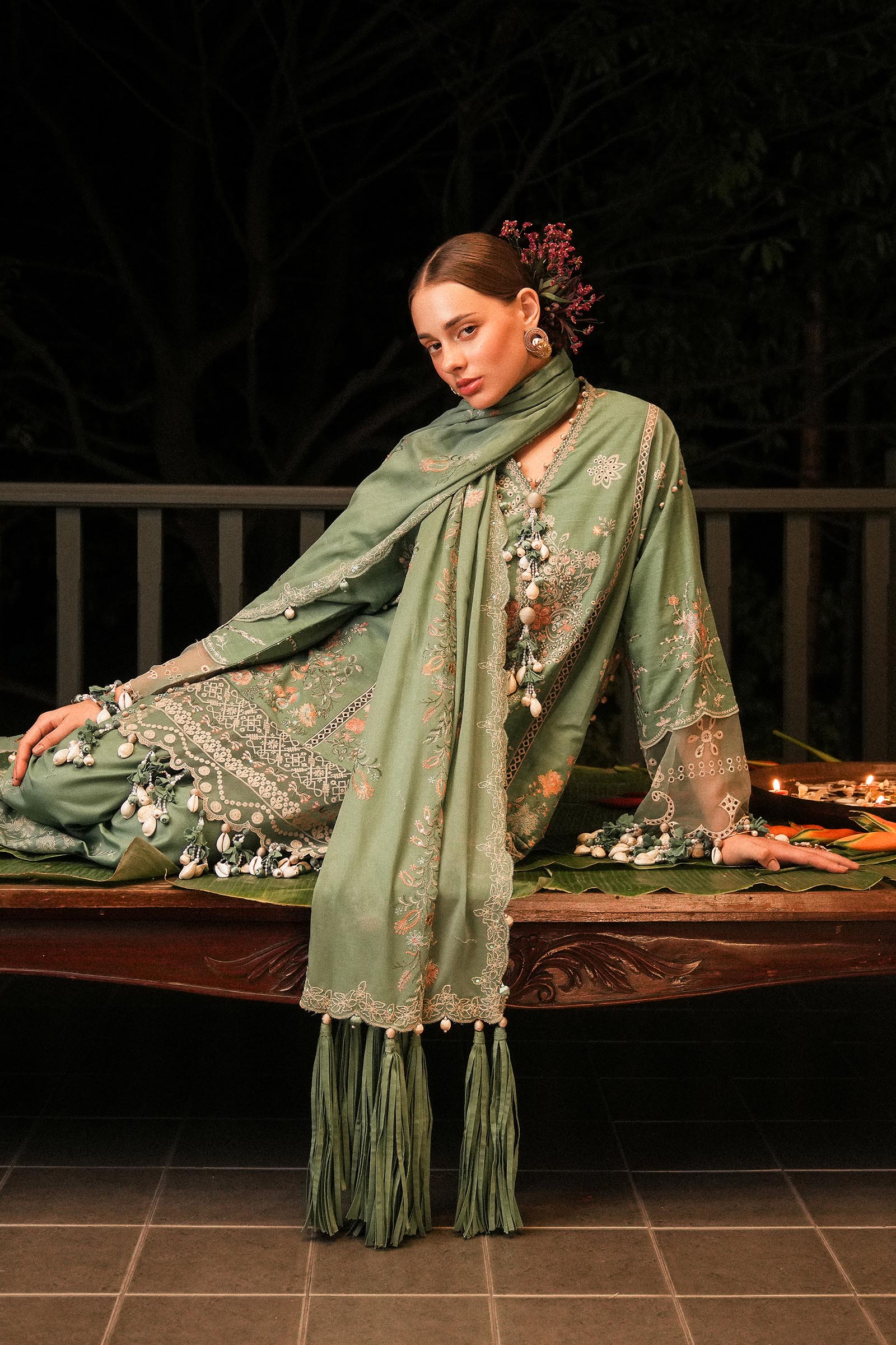 Sana Safinaz | Luxury Lawn 25 | L251-006B-3CH - Official Sana Safinaz stockist in UK - Sakeena London