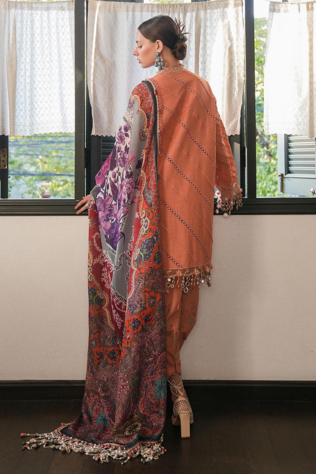 Sana Safinaz | Luxury Lawn 25 | L251-007A-3CT - Official Sana Safinaz stockist in UK - Sakeena London
