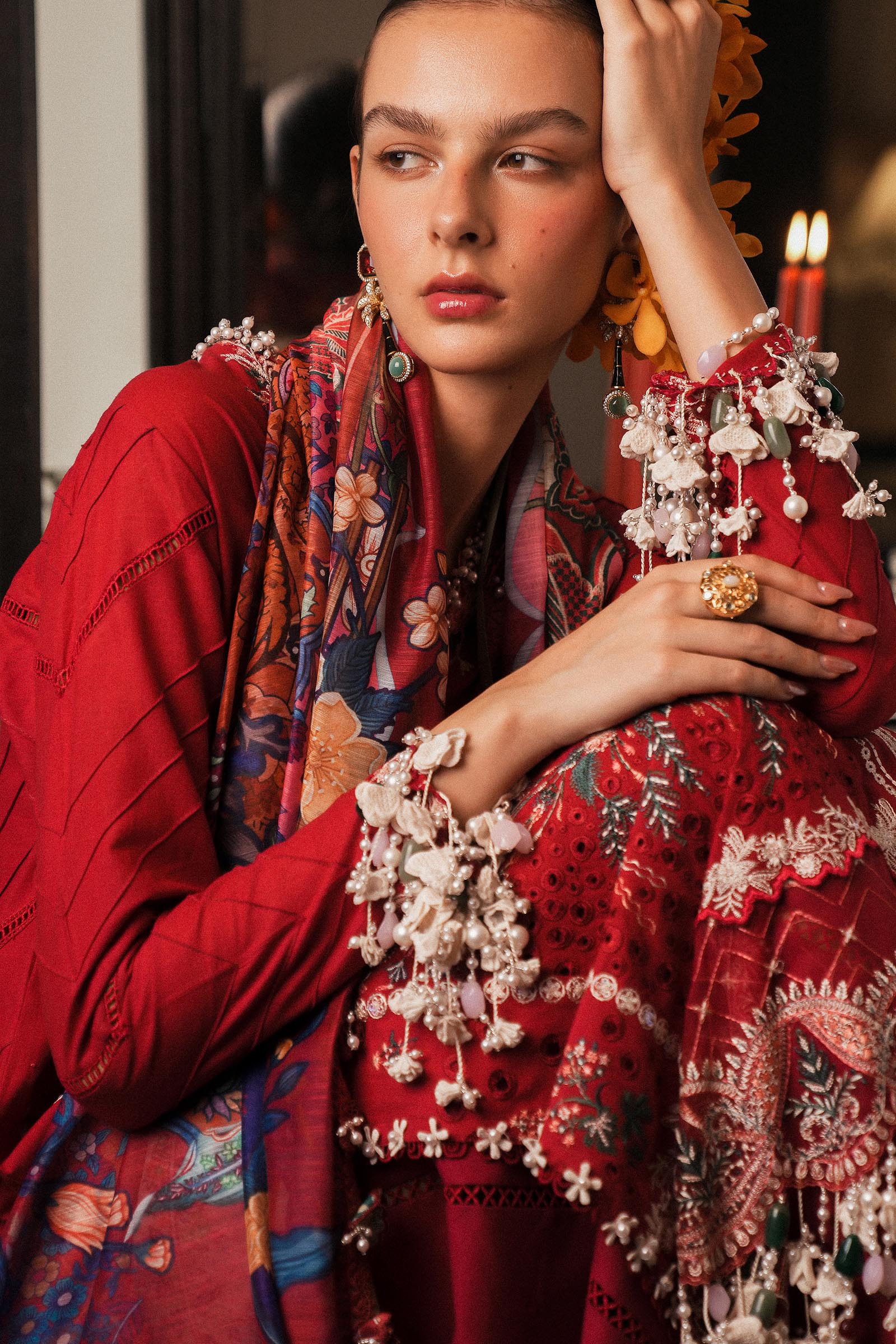 Sana Safinaz | Luxury Lawn 25 | L251-009A-3DI - Official Sana Safinaz stockist in UK - Sakeena London