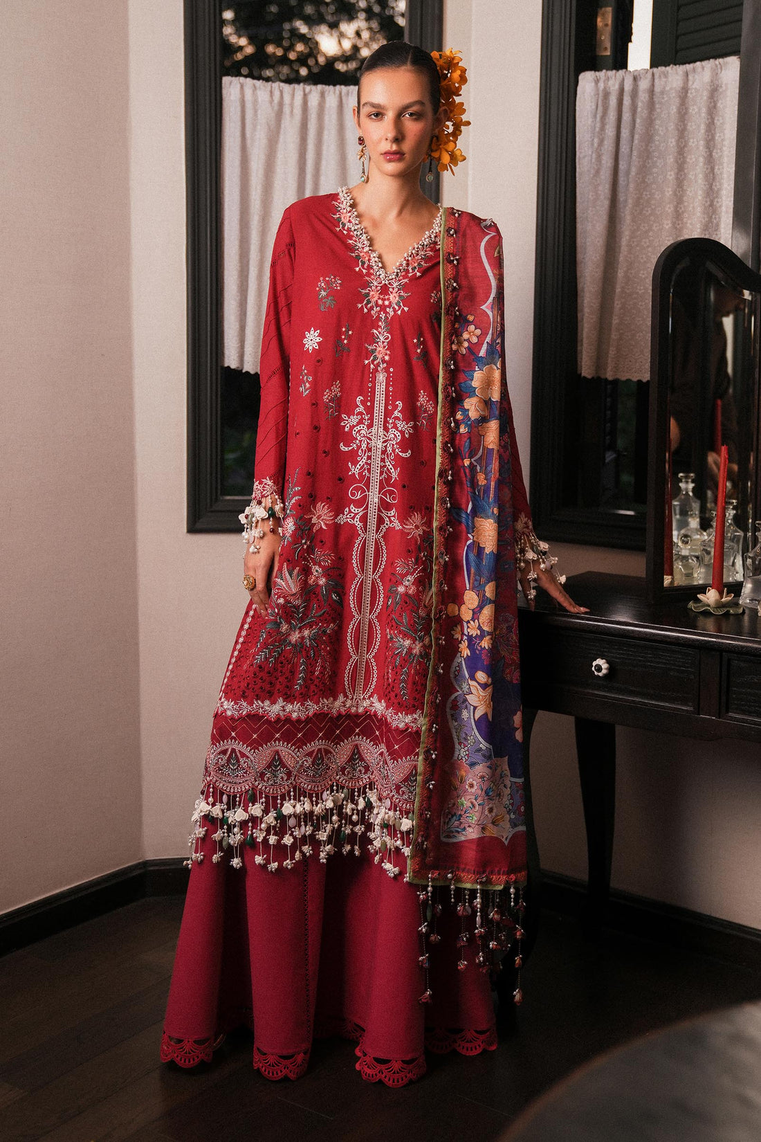 Sana Safinaz | Luxury Lawn 25 | L251-009A-3DI - Official Sana Safinaz stockist in UK - Sakeena London